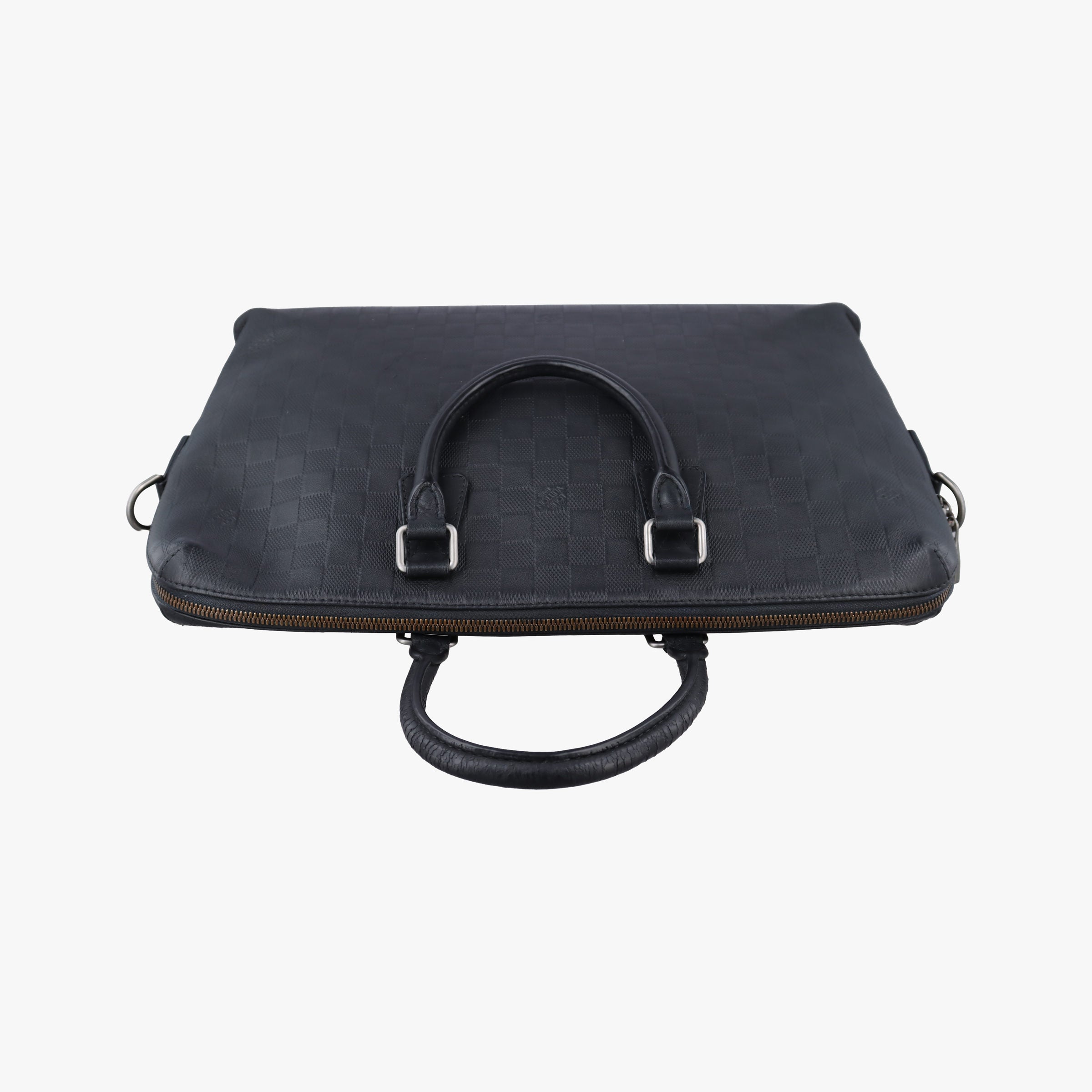 Secondhand Louis Vuitton Porte Documents Jour Noir Damier Graphite N48224 handbag | stylenewstar