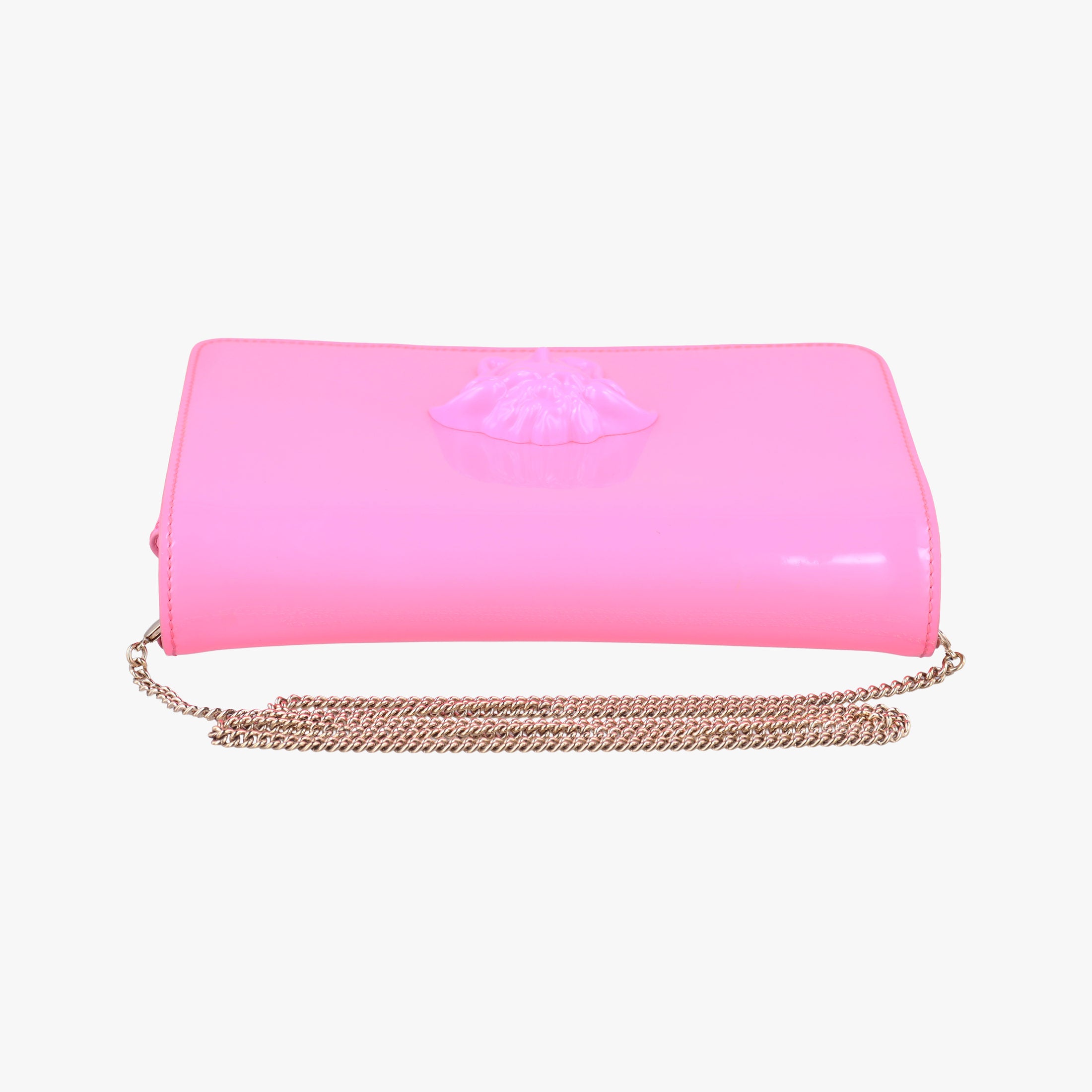 Vintage VERSACE Medusa Pink Patent  shoulderbag | stylenewstar