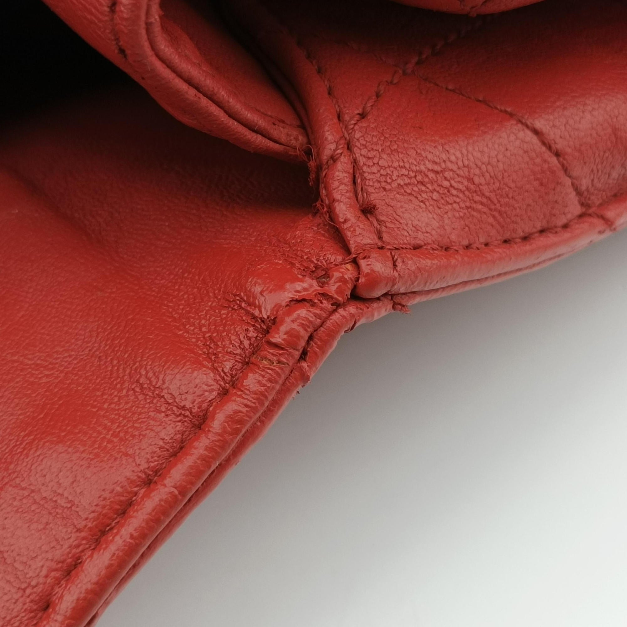 Secondhand Chanel Paris-Byzance Take Away Flap Red lambskin A66738 shoulderbag | stylenewstar