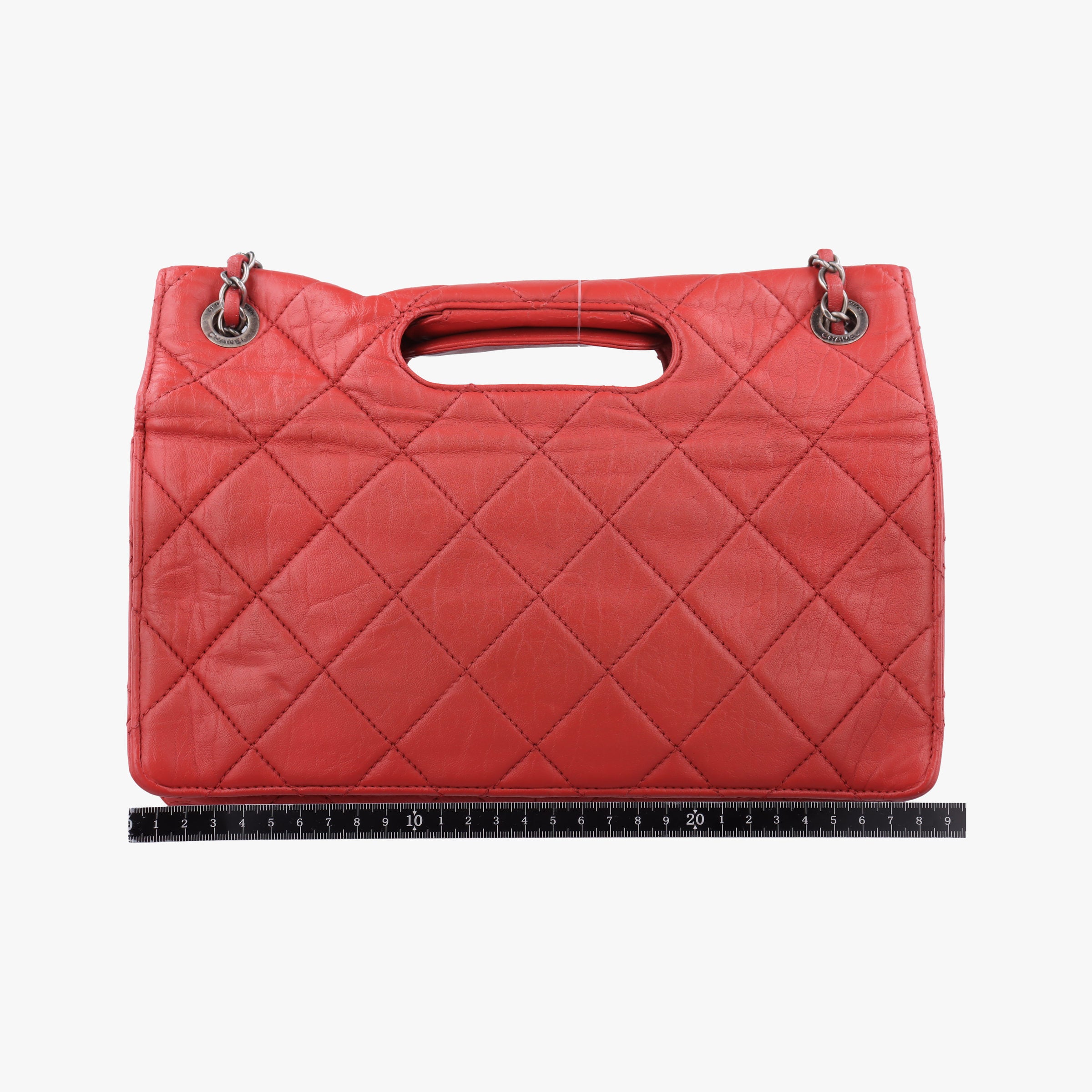 Secondhand Chanel Paris-Byzance Take Away Flap Red lambskin A66738 shoulderbag | stylenewstar