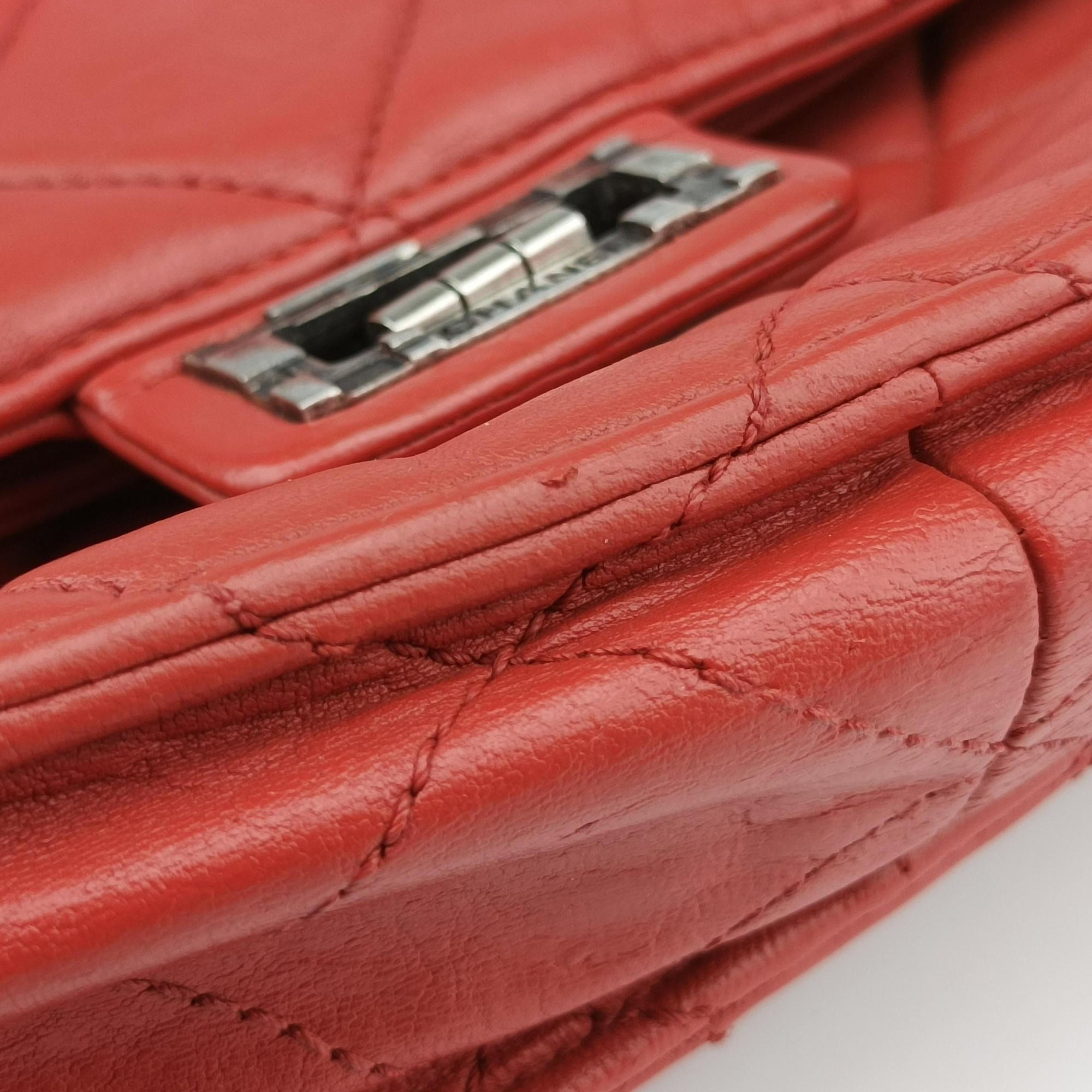 Secondhand Chanel Paris-Byzance Take Away Flap Red lambskin A66738 shoulderbag | stylenewstar