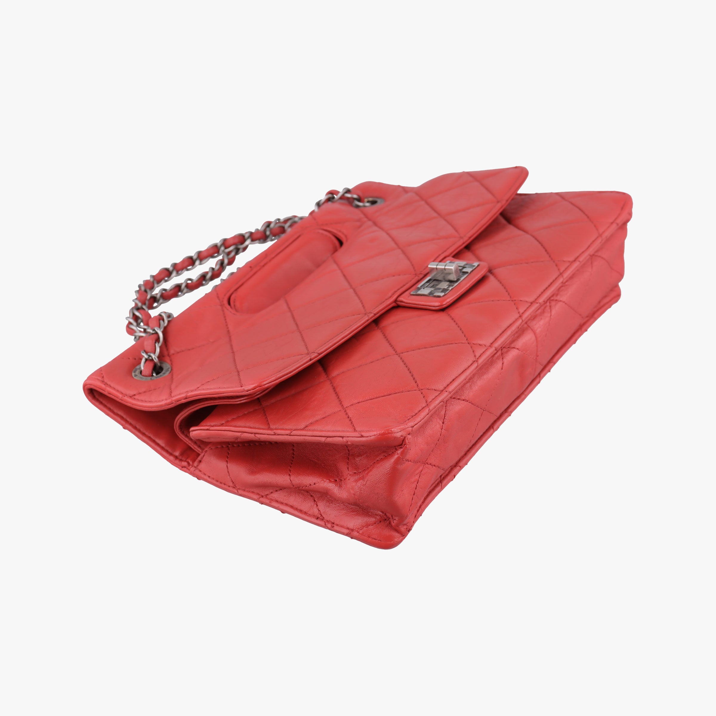 Secondhand Chanel Paris-Byzance Take Away Flap Red lambskin A66738 shoulderbag | stylenewstar