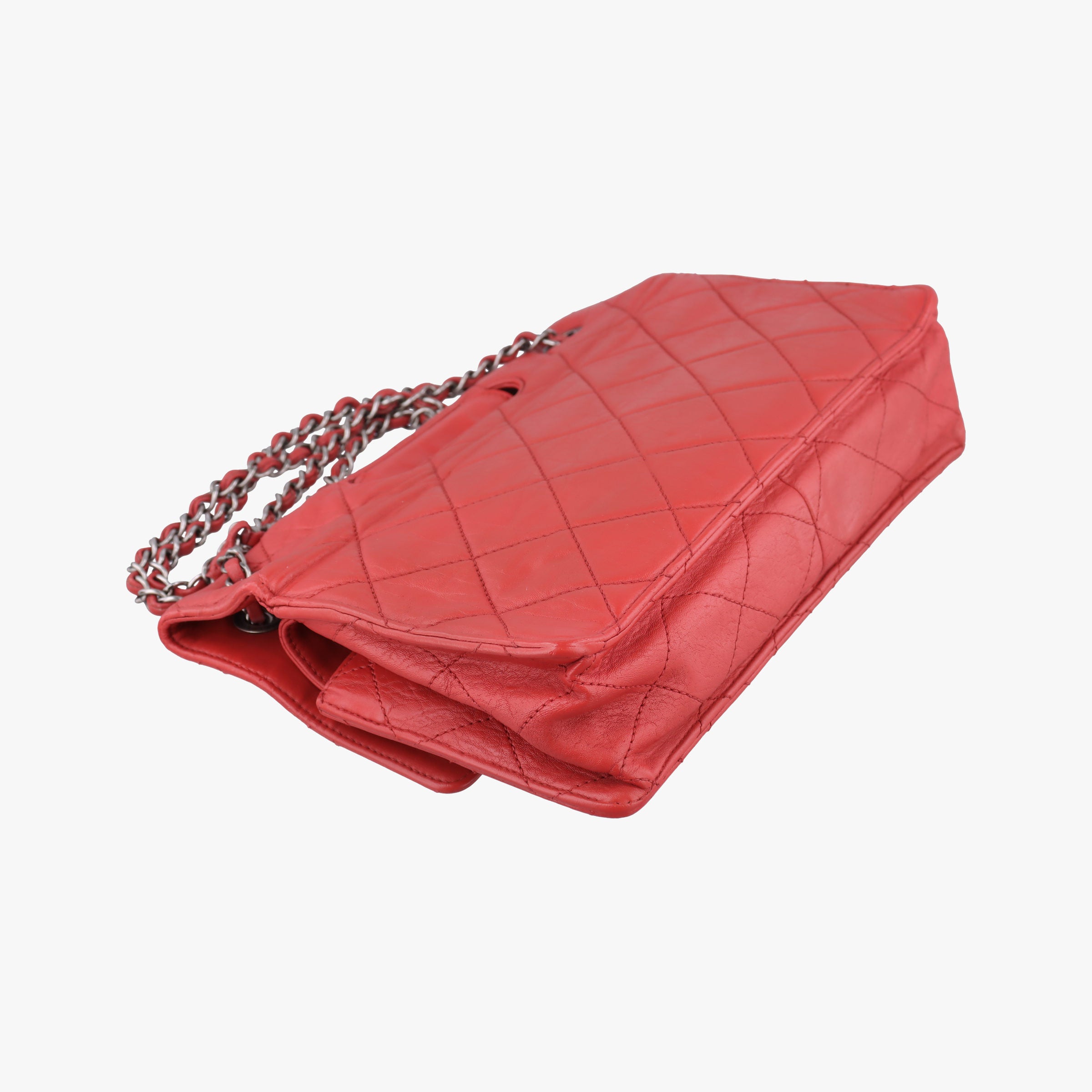 Secondhand Chanel Paris-Byzance Take Away Flap Red lambskin A66738 shoulderbag | stylenewstar