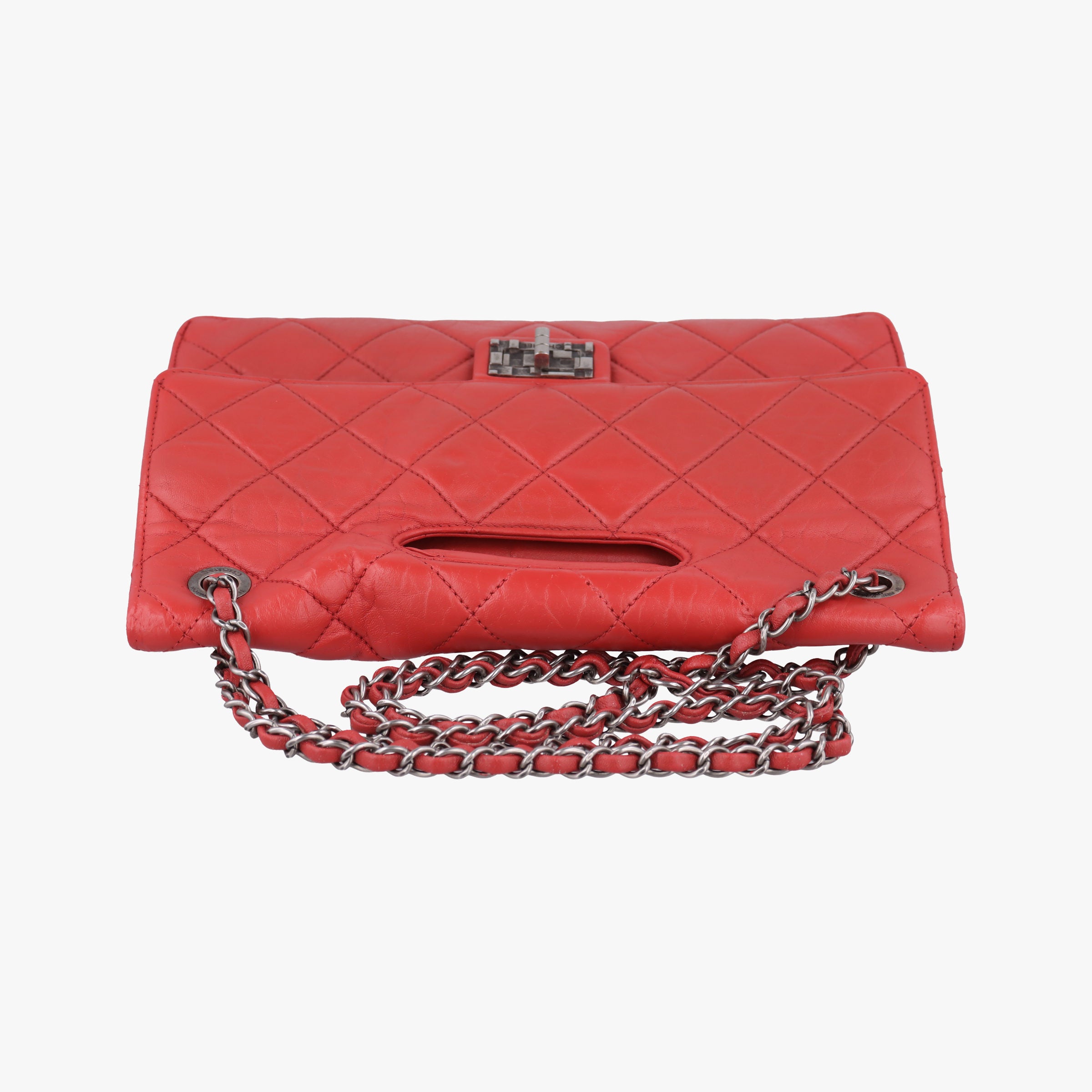 Secondhand Chanel Paris-Byzance Take Away Flap Red lambskin A66738 shoulderbag | stylenewstar
