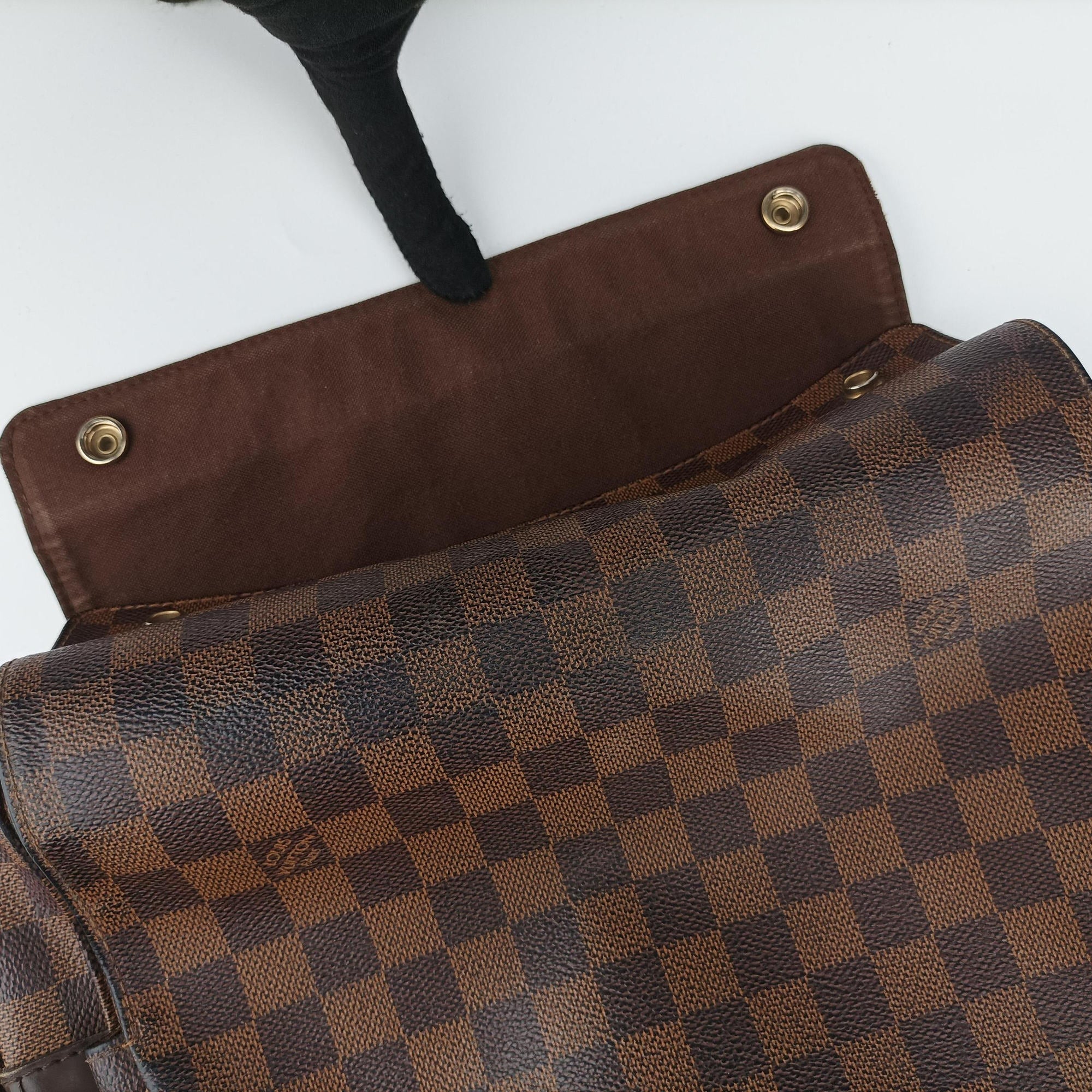 Pre-owned Louis Vuitton NAVIGLIO EBENE Damier Canvas N45255 shoulderbag | stylenewstar