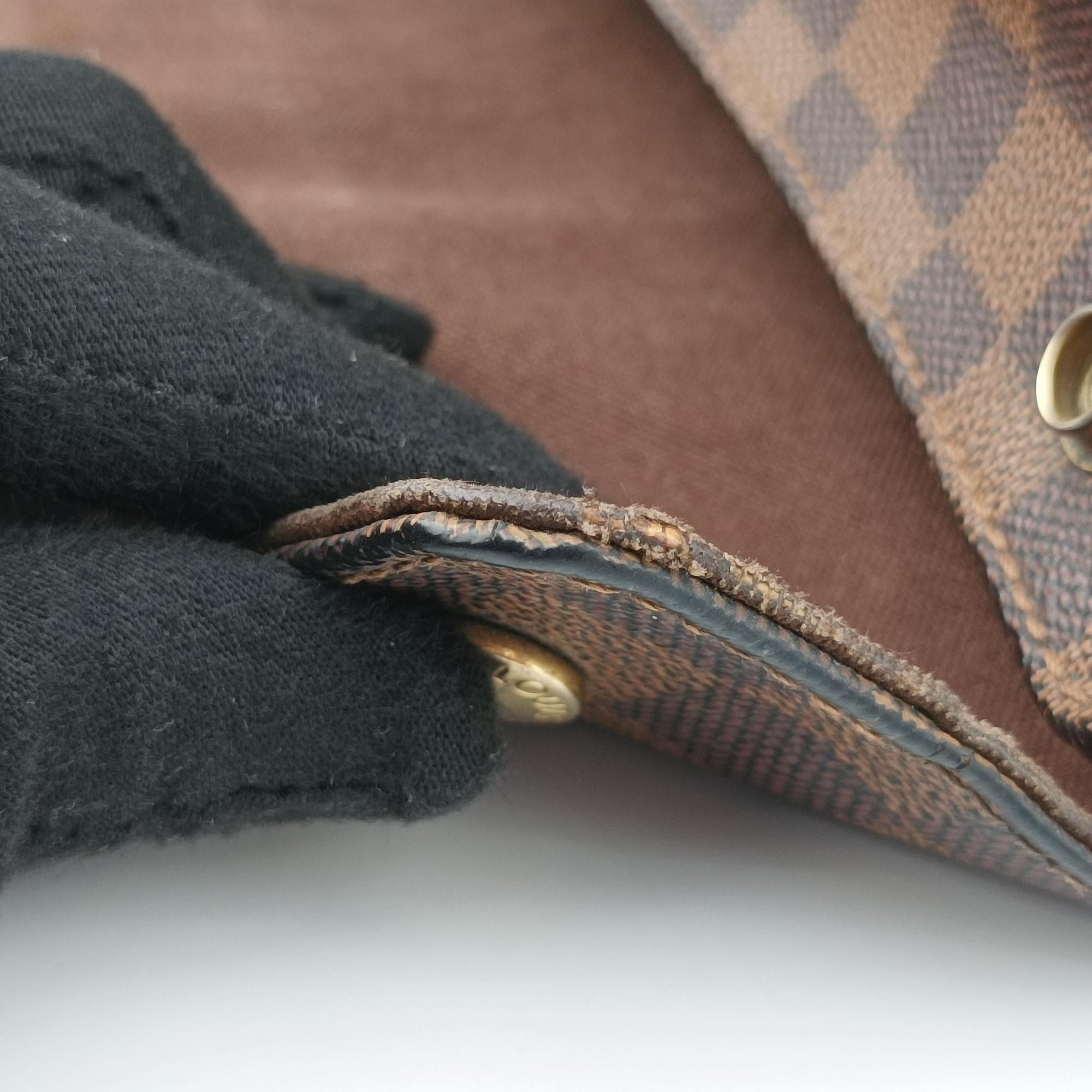 Pre-owned Louis Vuitton NAVIGLIO EBENE Damier Canvas N45255 shoulderbag | stylenewstar