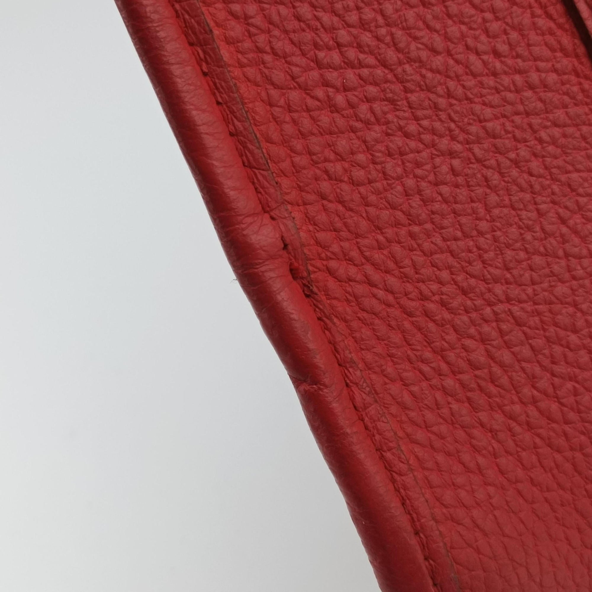 Pre-owned Gucci New Jackie Red Leather 265699 handbag | stylenewstar