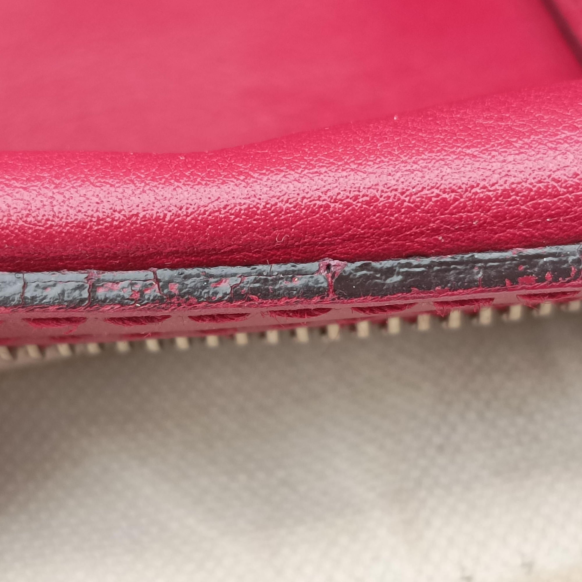 Pre-owned Gucci Sherry Line Red Leather 247205 shoulderbag | stylenewstar