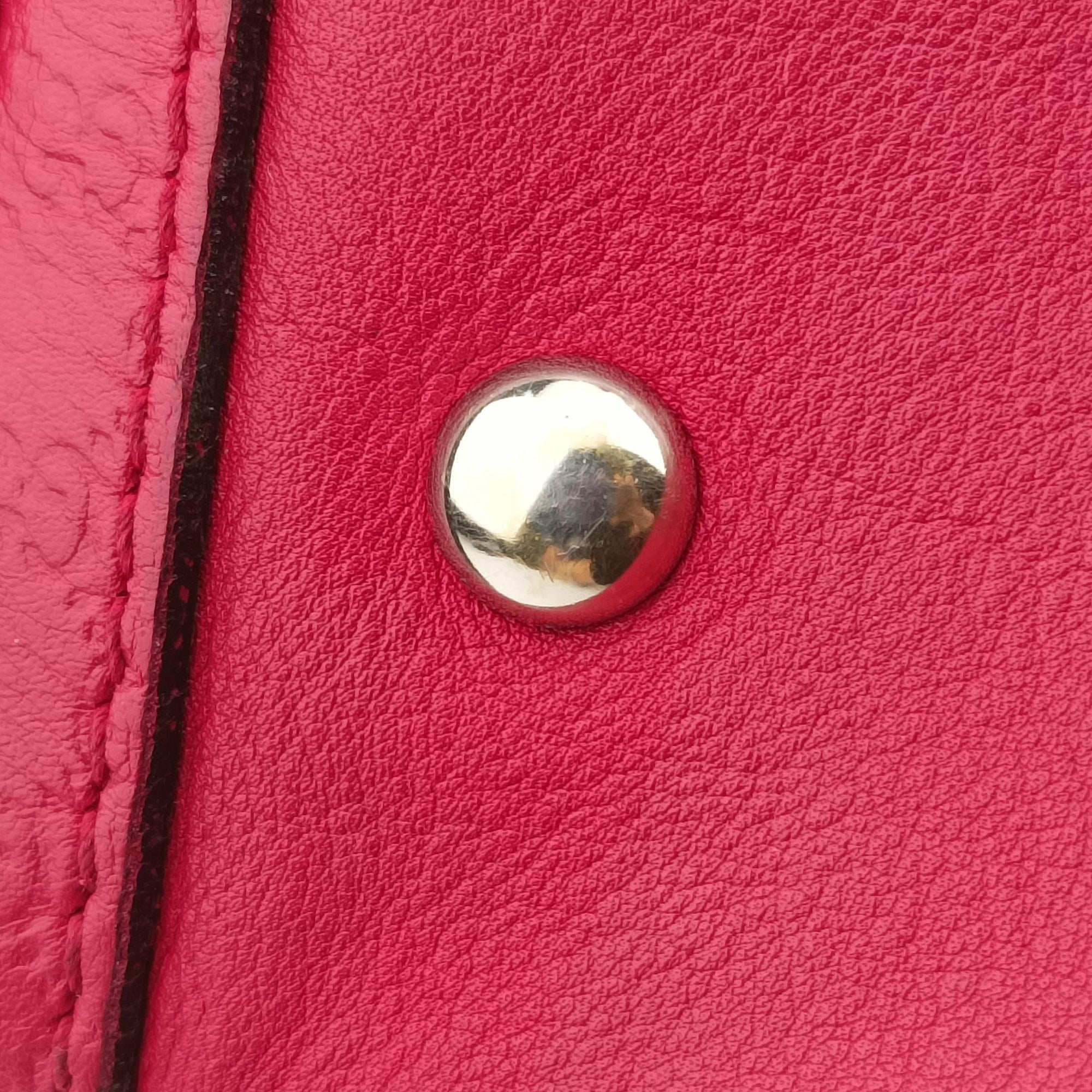 Pre-owned Gucci Sherry Line Red Leather 247205 shoulderbag | stylenewstar