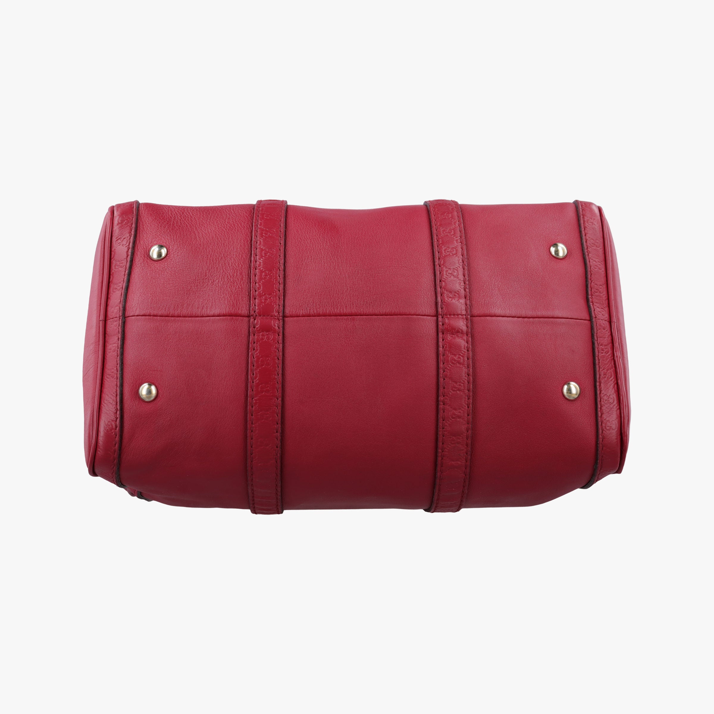 Pre-owned Gucci Sherry Line Red Leather 247205 shoulderbag | stylenewstar