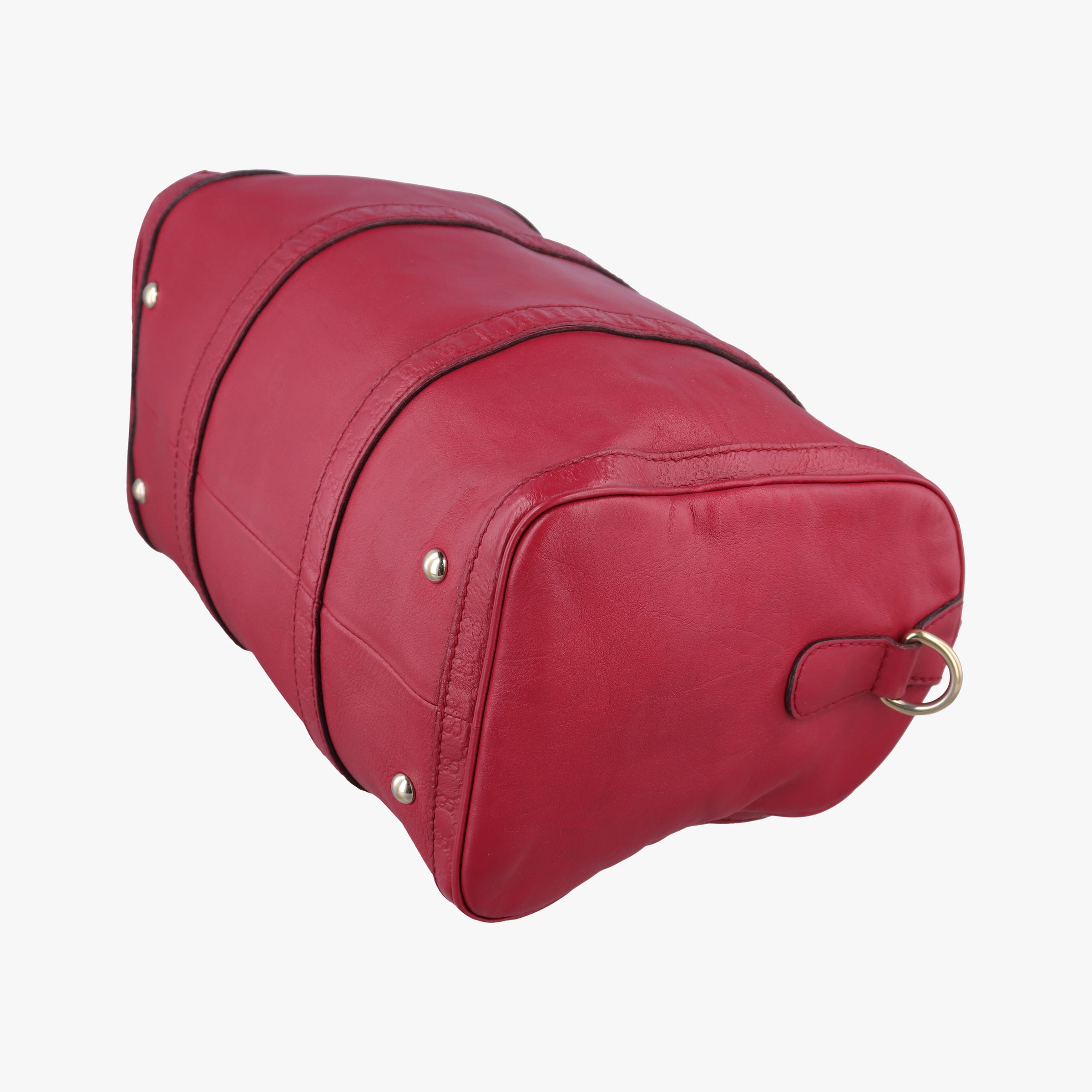 Pre-owned Gucci Sherry Line Red Leather 247205 shoulderbag | stylenewstar