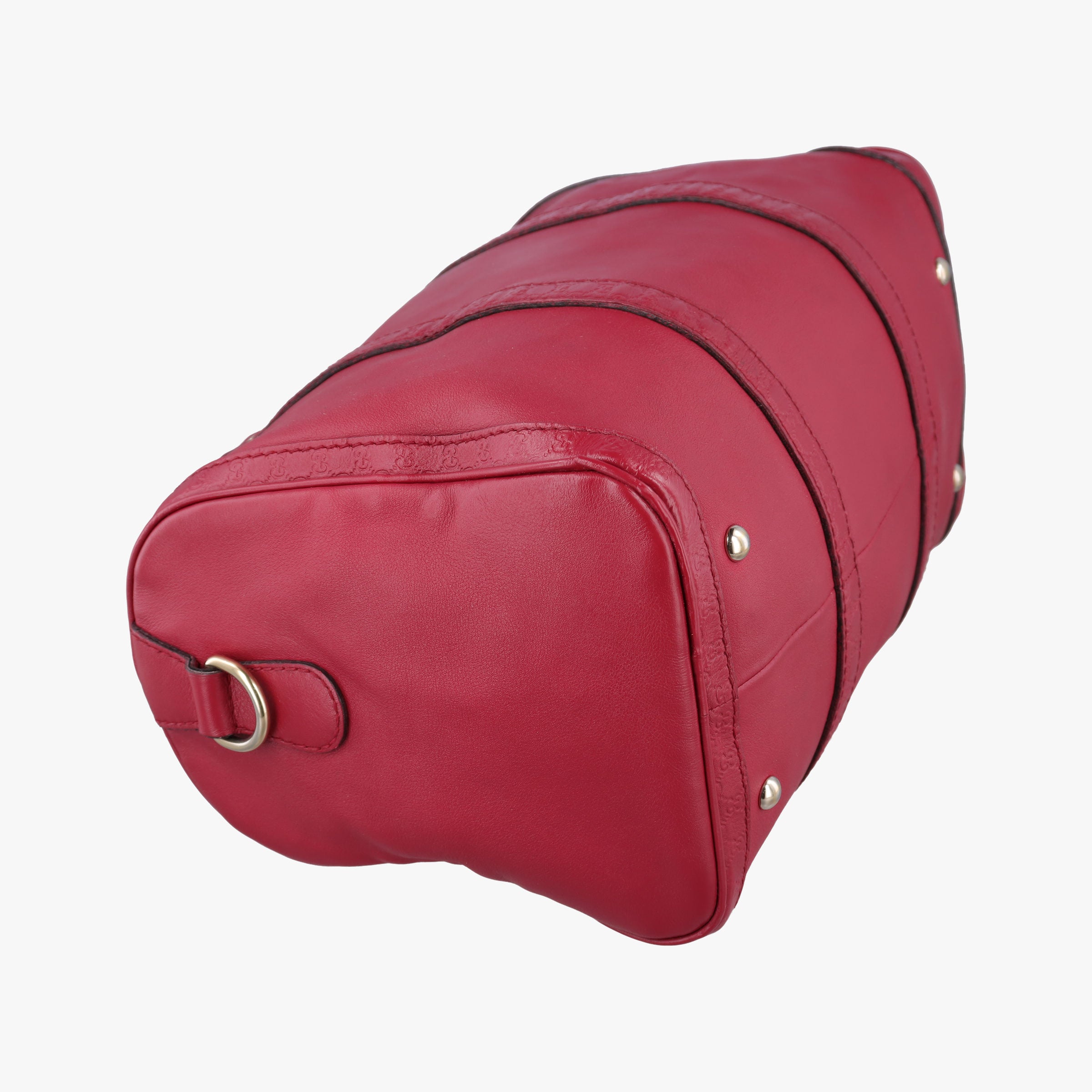 Pre-owned Gucci Sherry Line Red Leather 247205 shoulderbag | stylenewstar