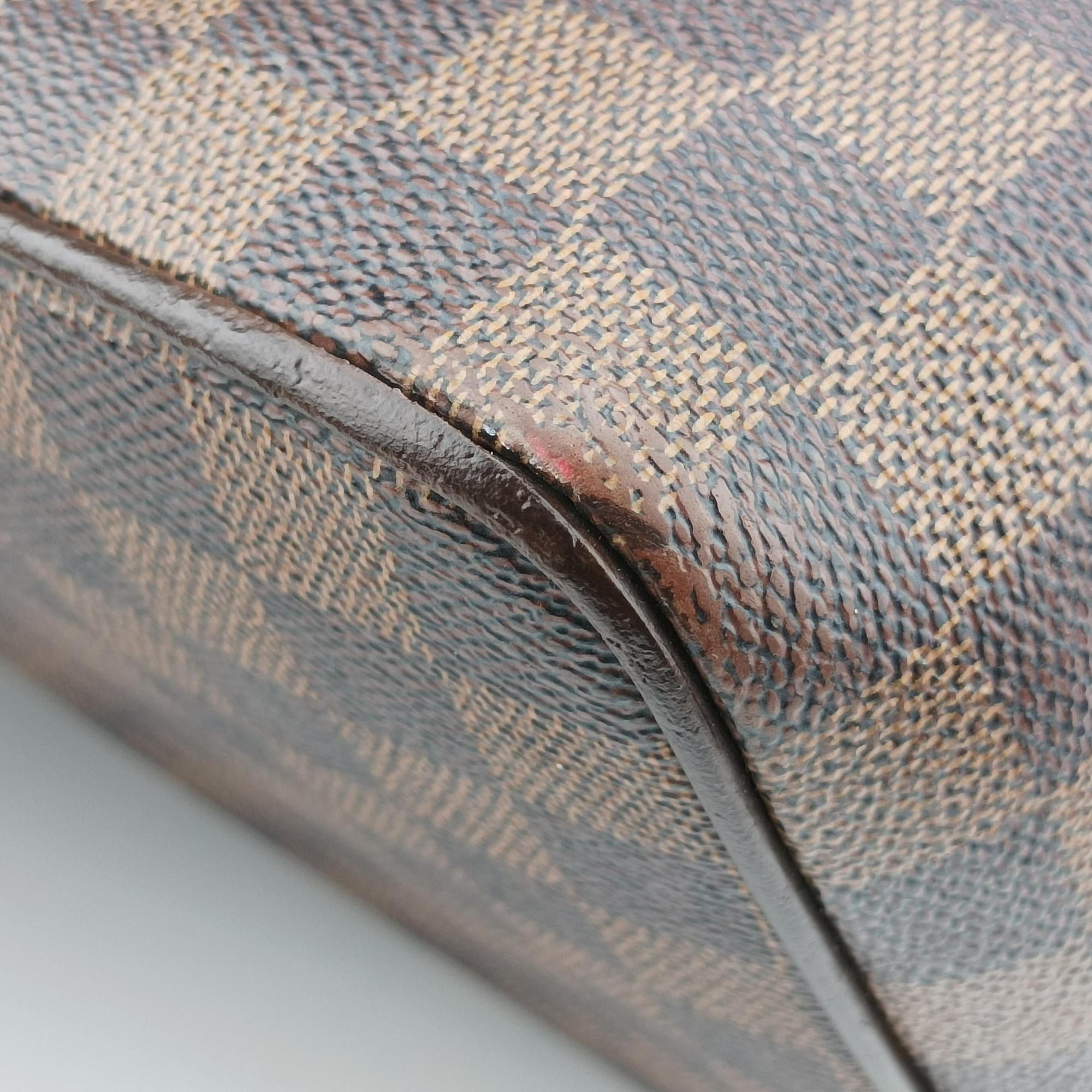 Pre-owned Louis Vuitton BERGAMO MM EBENE Damier Canvas N41168 shoulderbag | stylenewstar