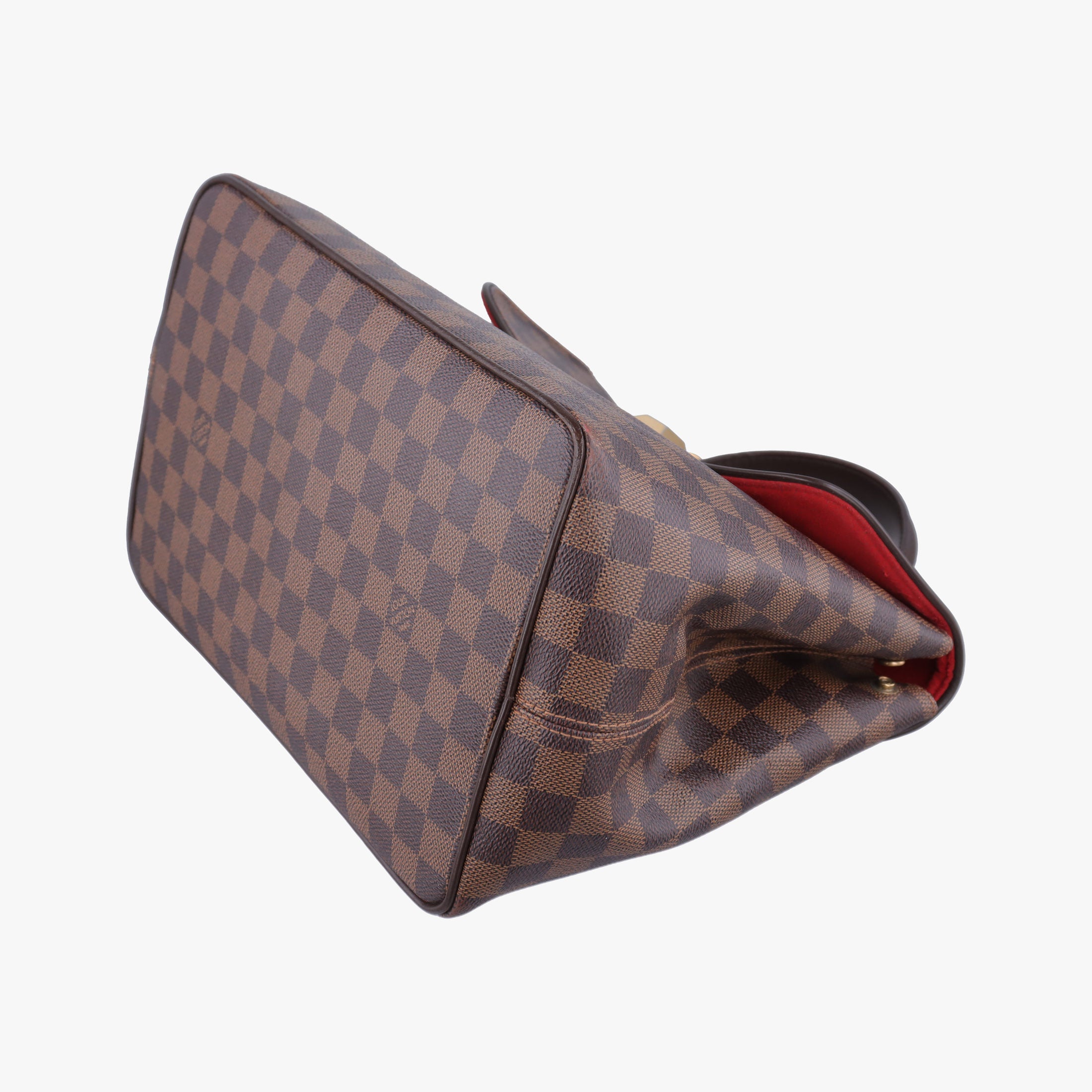 Pre-owned Louis Vuitton BERGAMO MM EBENE Damier Canvas N41168 shoulderbag | stylenewstar
