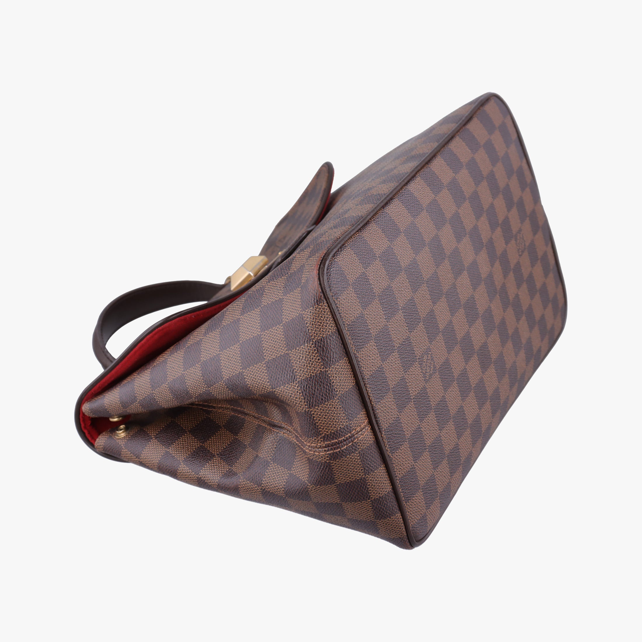 Pre-owned Louis Vuitton BERGAMO MM EBENE Damier Canvas N41168 shoulderbag | stylenewstar