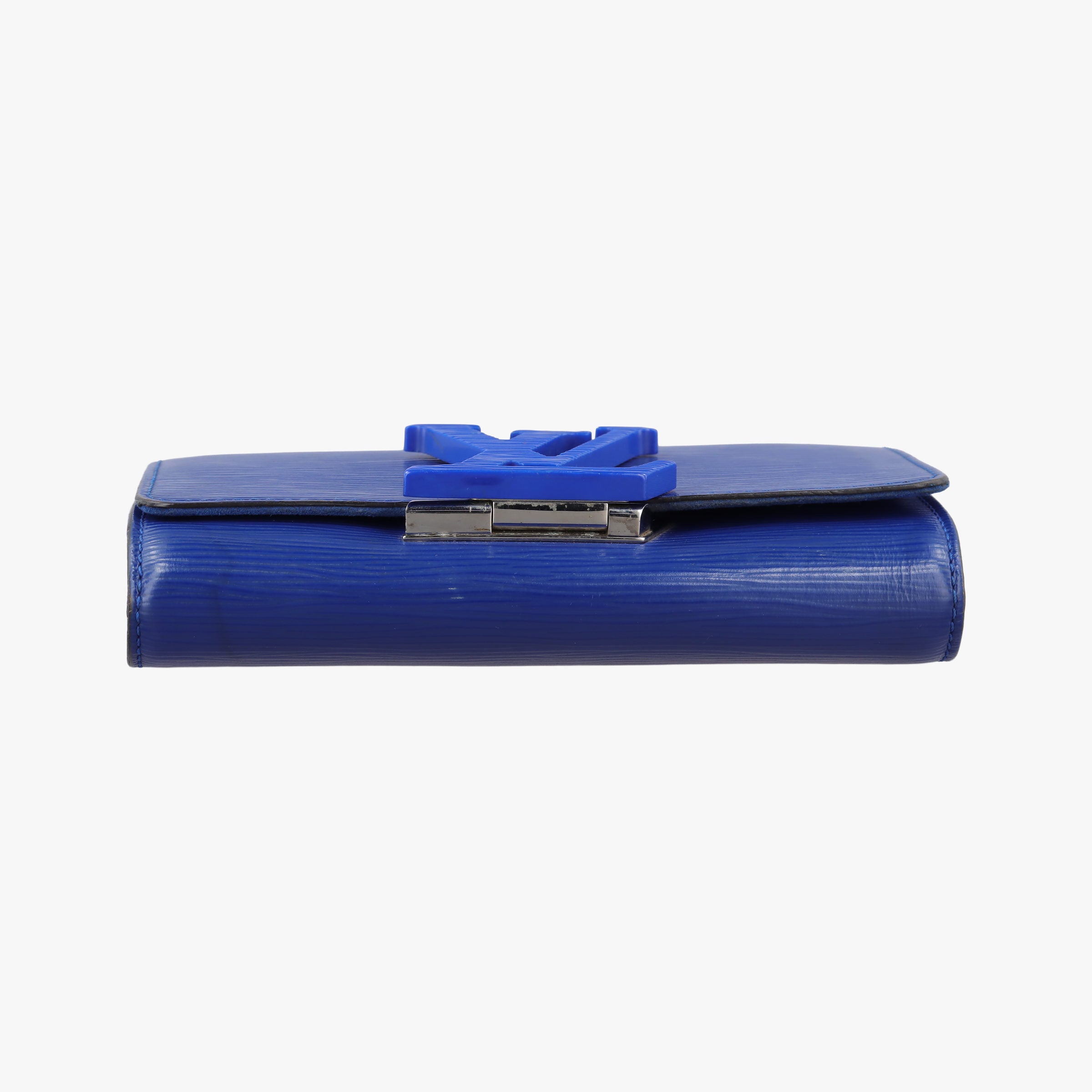 Pre-owned Louis Vuitton Pochette Louise PM blue epi  shoulderbag | stylenewstar