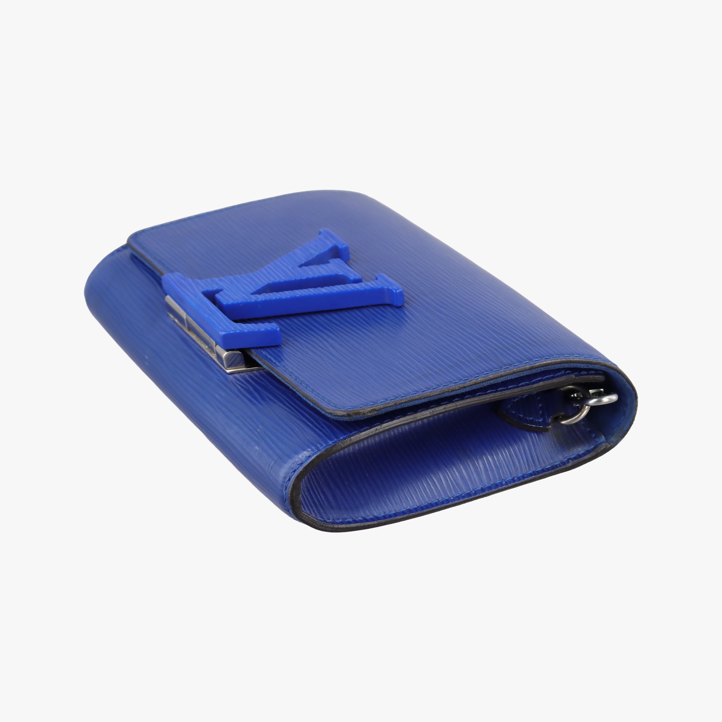 Pre-owned Louis Vuitton Pochette Louise PM blue epi  shoulderbag | stylenewstar