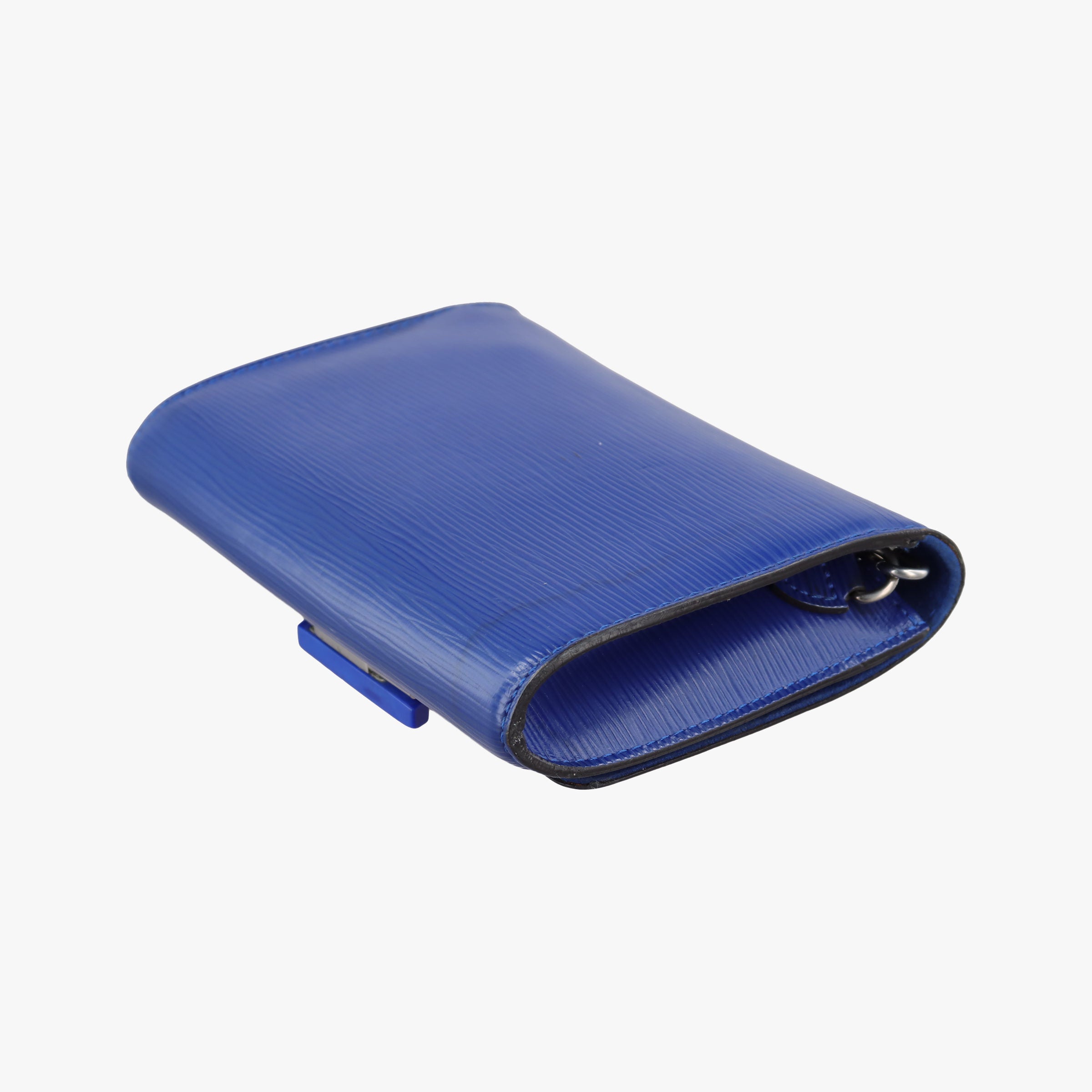 Pre-owned Louis Vuitton Pochette Louise PM blue epi  shoulderbag | stylenewstar