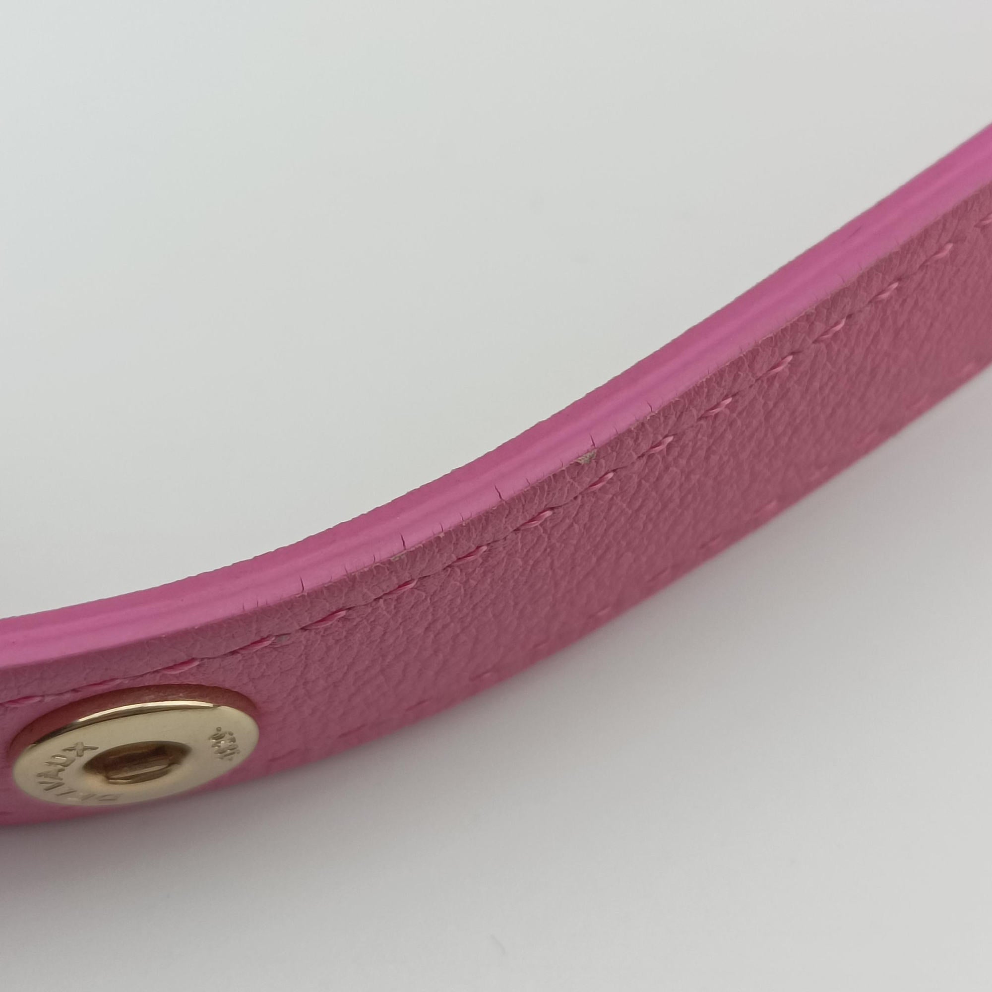 Secondhand Delvaux Madame Pink Leather×Sparkle Leather  shoulderbag | stylenewstar