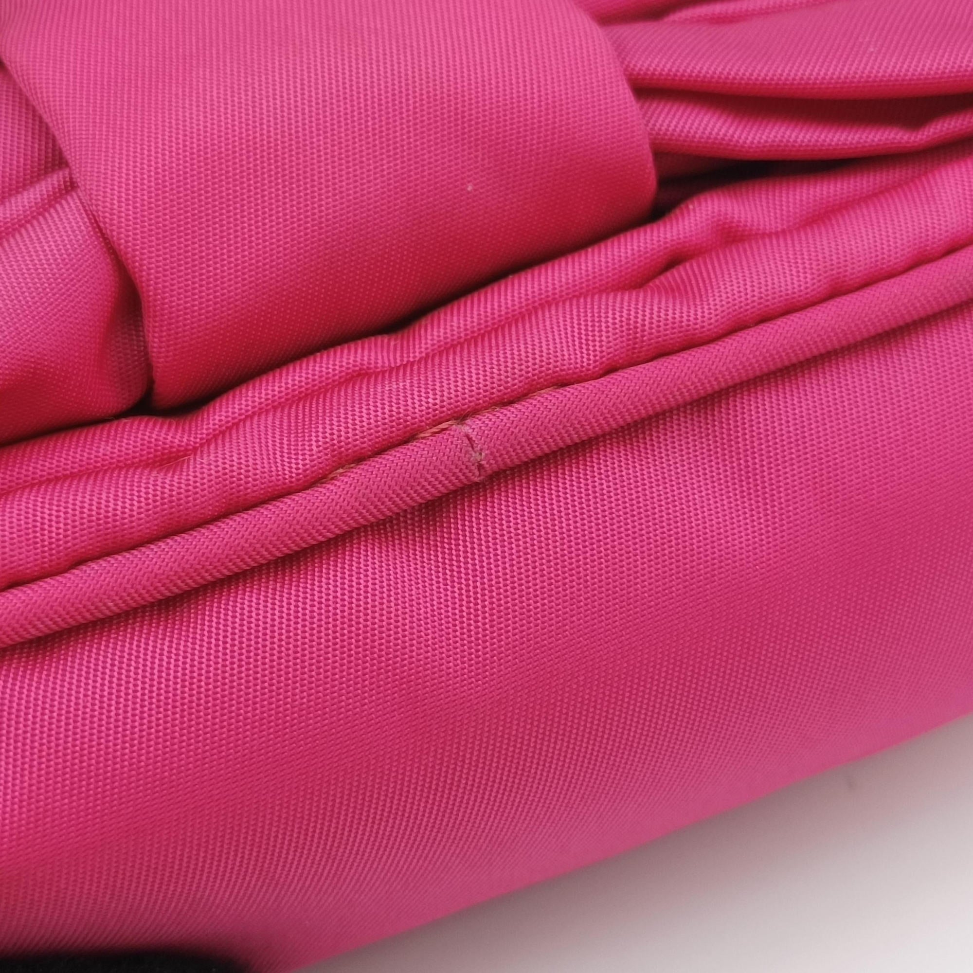 Secondhand Prada Fiocco Tessuto Ribbon Rose nylon 1NF727 shoulderbag | stylenewstar