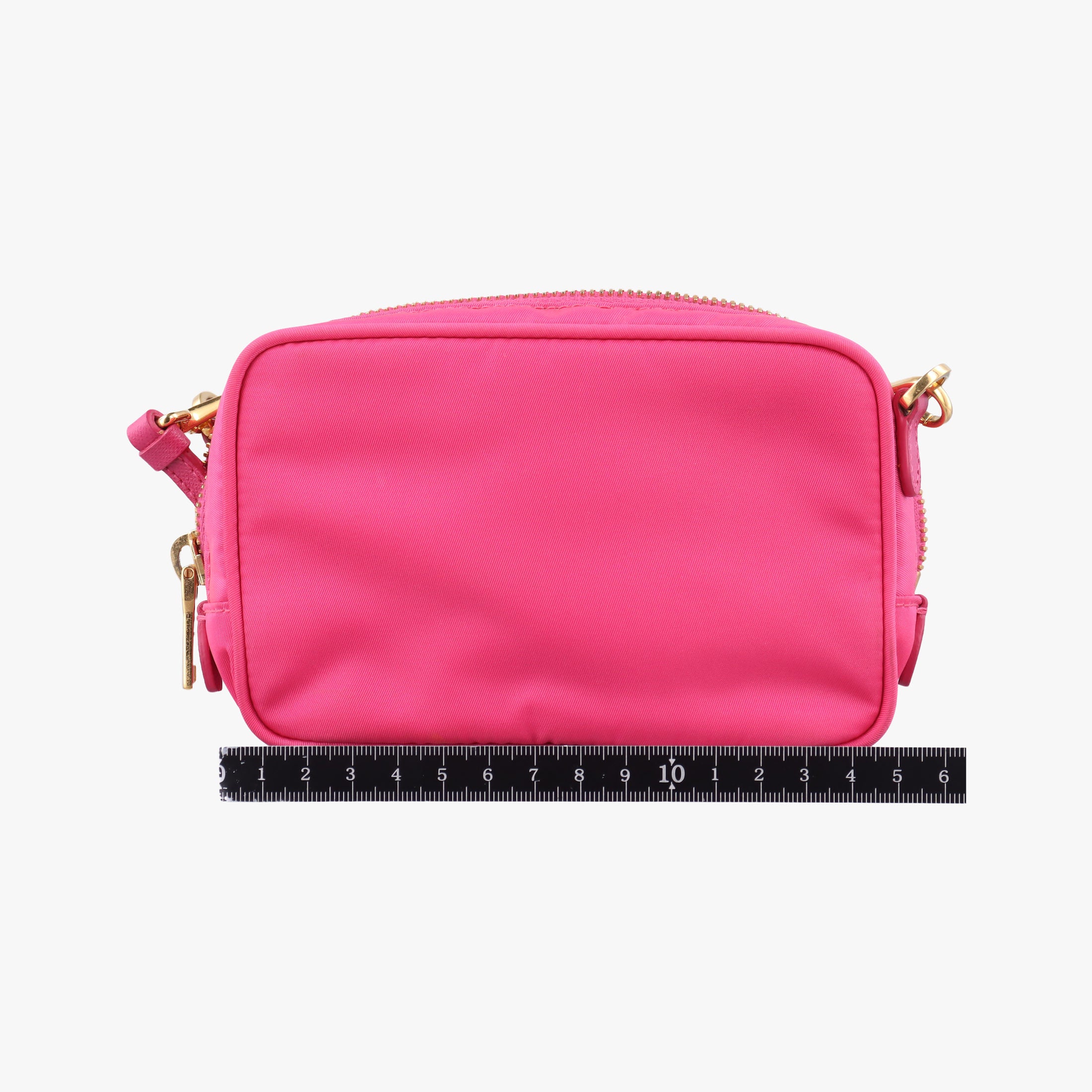 Secondhand Prada Fiocco Tessuto Ribbon Rose nylon 1NF727 shoulderbag | stylenewstar
