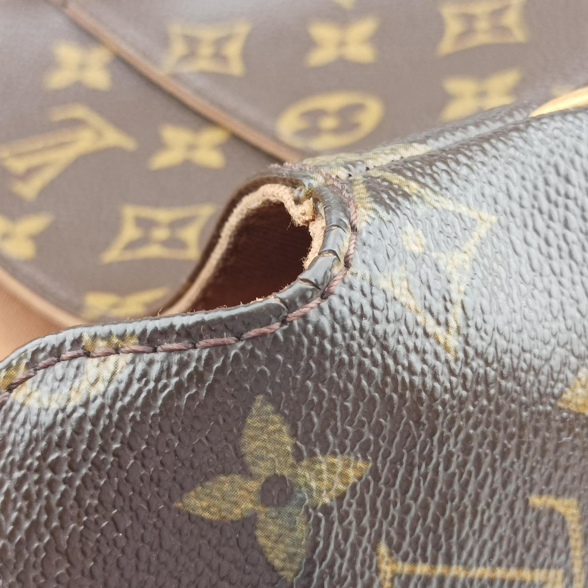 Pre-owned Louis Vuitton ABBESSES brown Monogram Canvas M45257 shoulderbag | stylenewstar