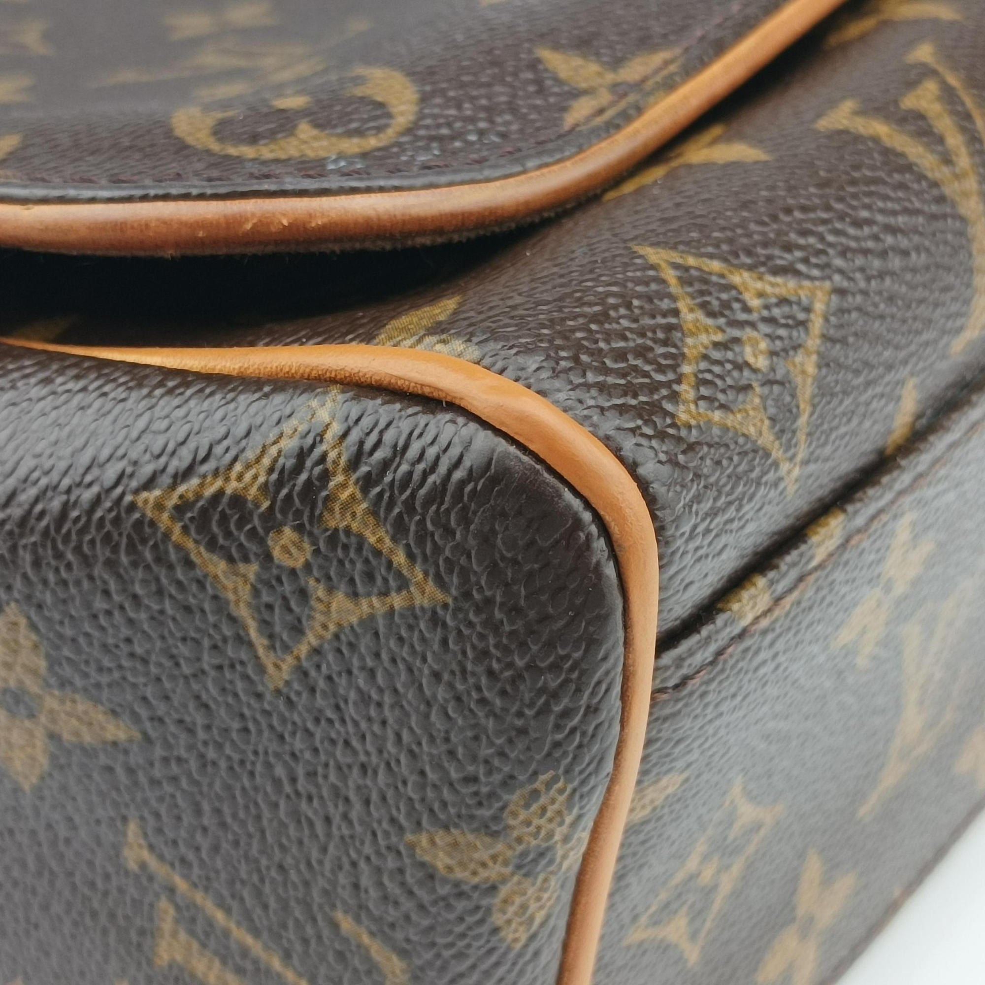 Pre-owned Louis Vuitton ABBESSES brown Monogram Canvas M45257 shoulderbag | stylenewstar