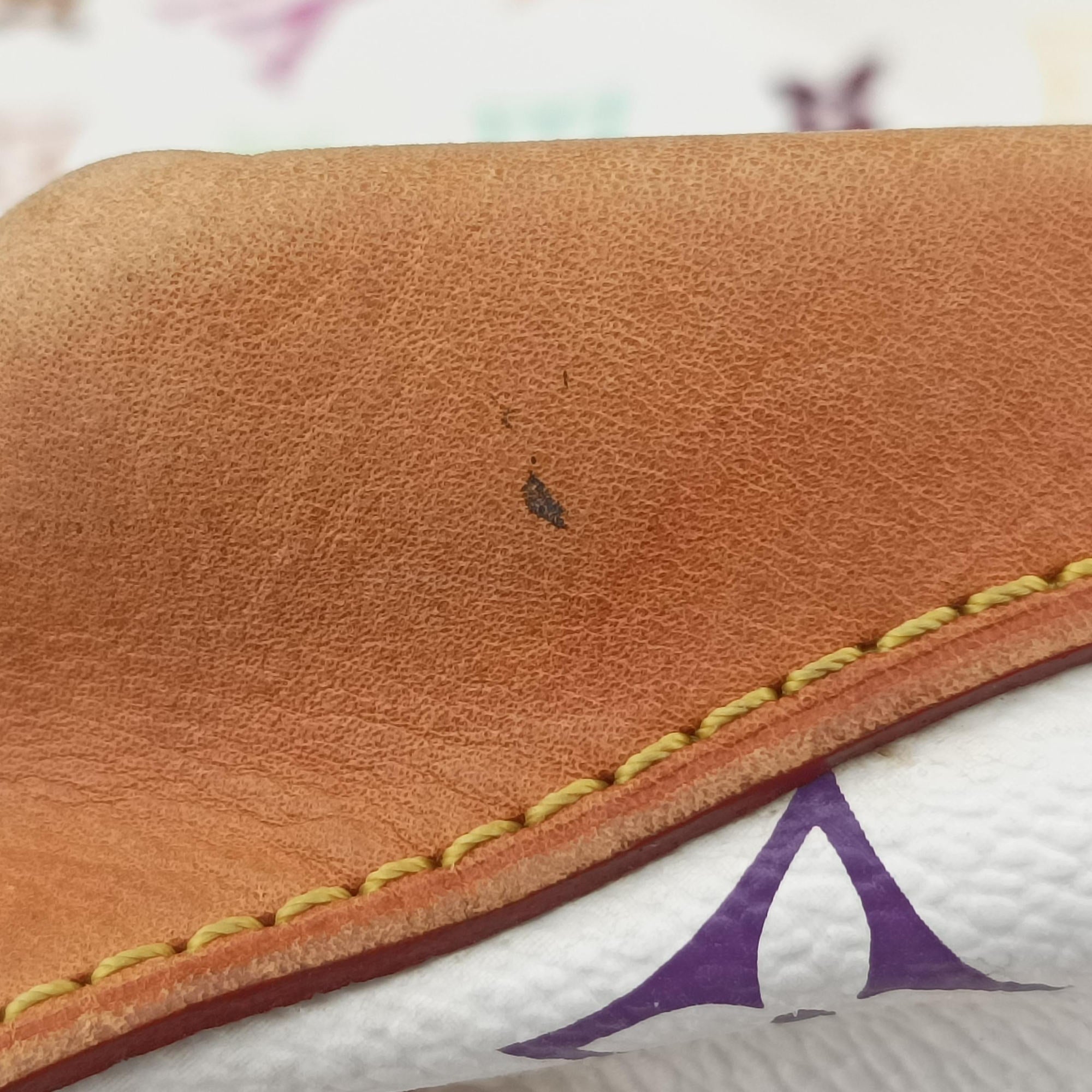 Secondhand Louis Vuitton URSULA white Monogram Multicolor M40123 handbag | stylenewstar