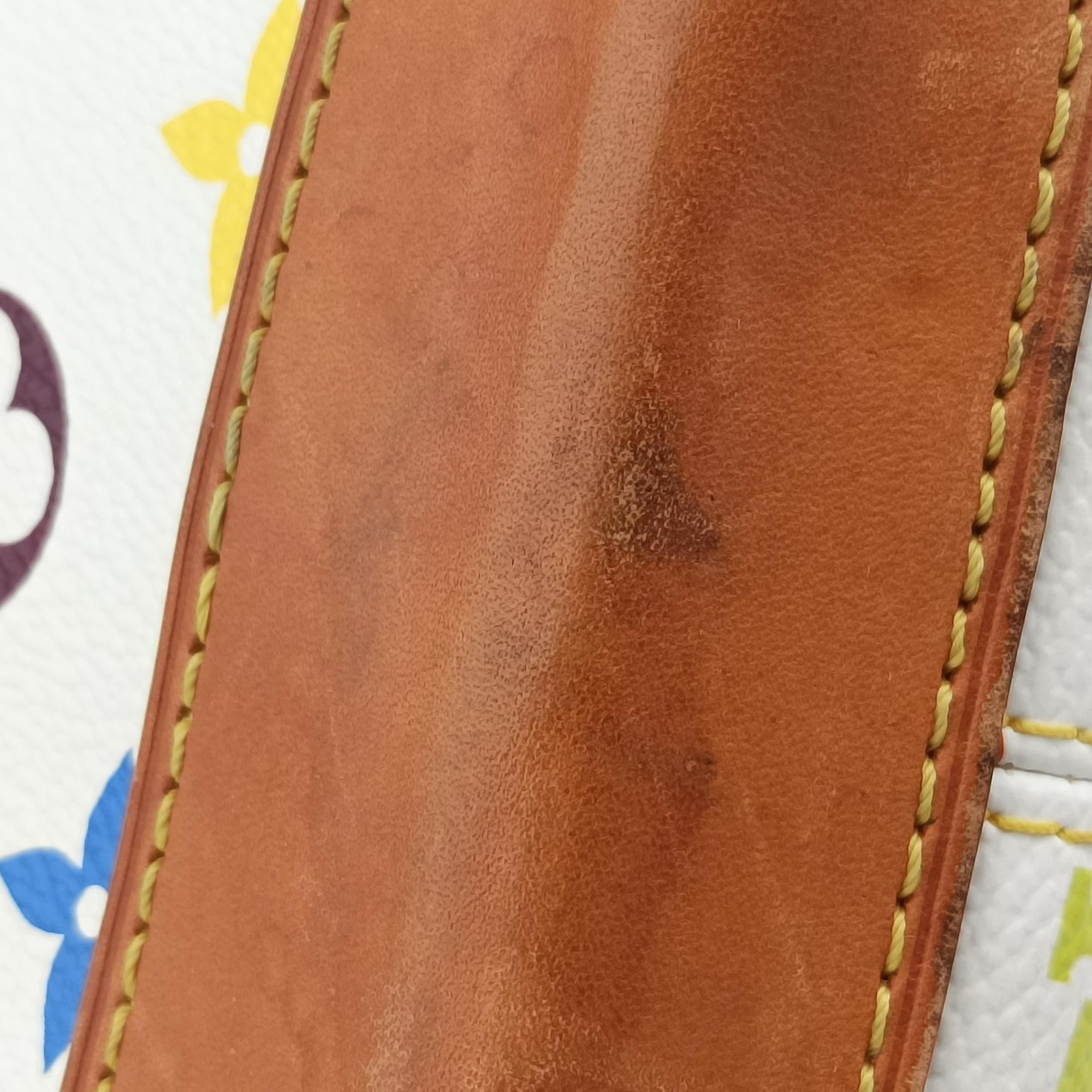 Secondhand Louis Vuitton URSULA white Monogram Multicolor M40123 handbag | stylenewstar