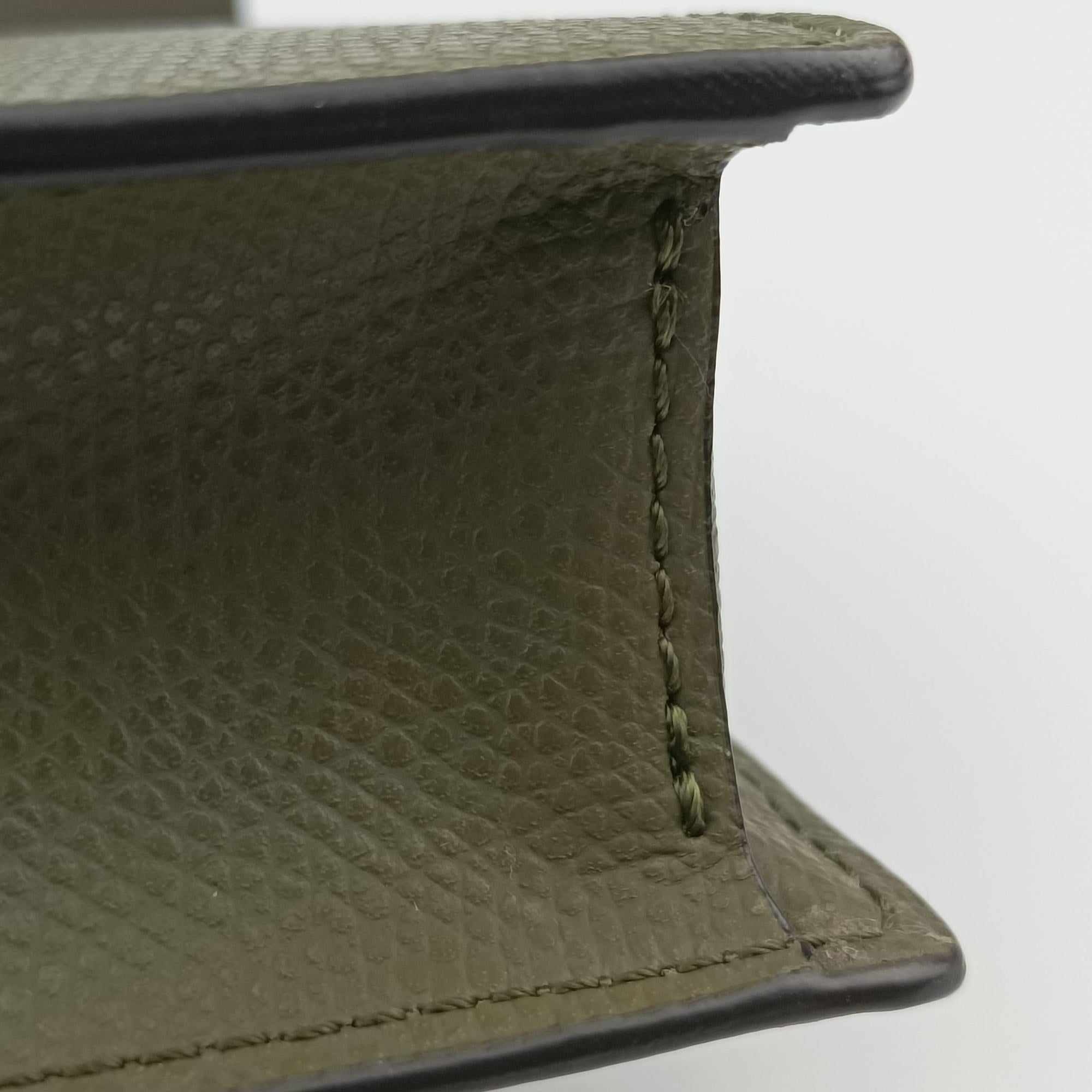 Vintage Fendi F is Green Leather 8BM005 shoulderbag | stylenewstar