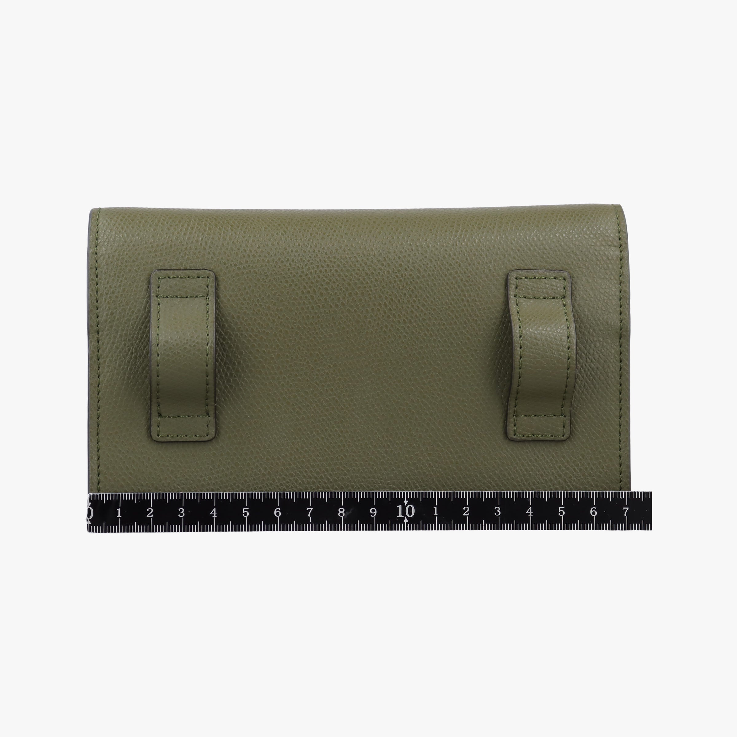 Vintage Fendi F is Green Leather 8BM005 shoulderbag | stylenewstar