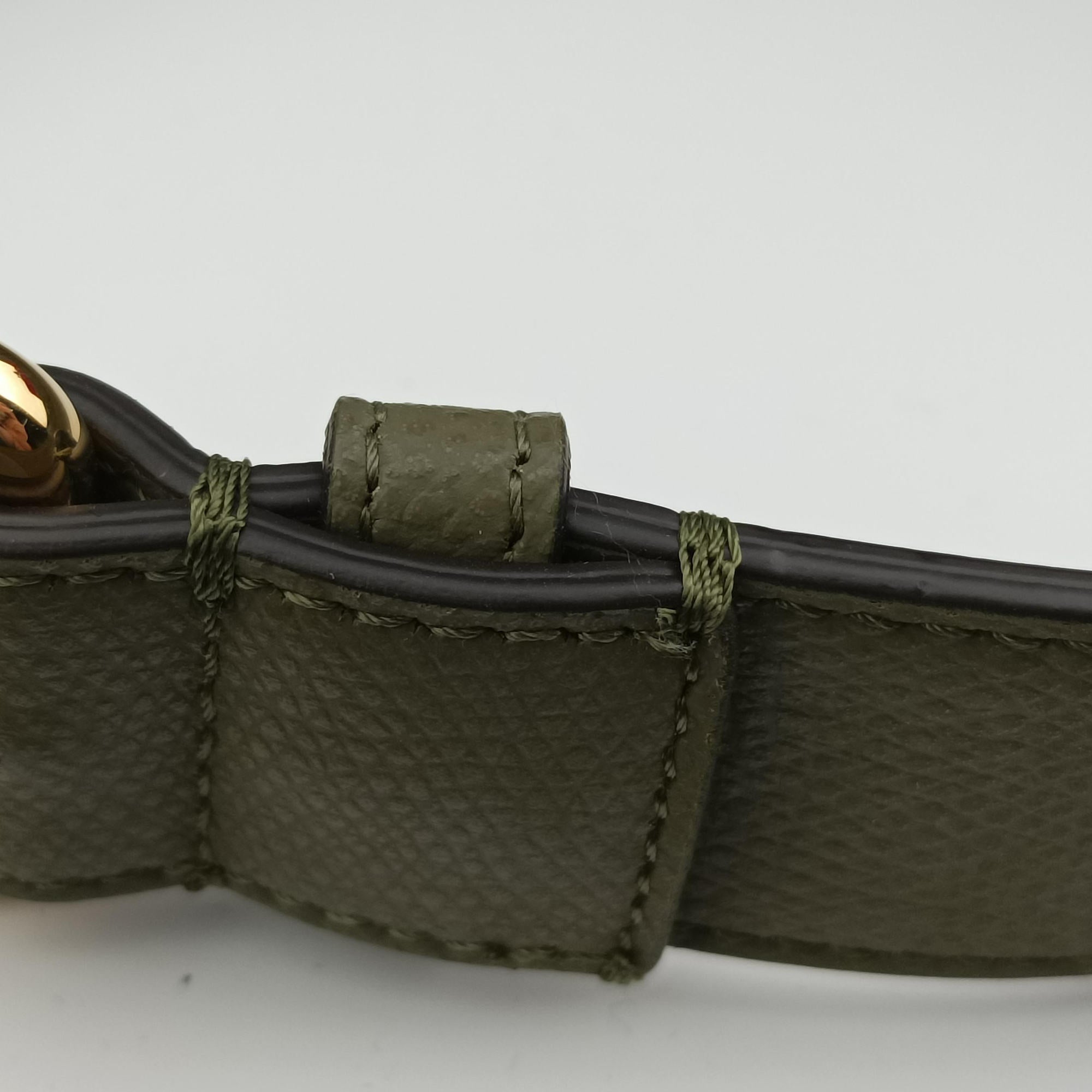 Vintage Fendi F is Green Leather 8BM005 shoulderbag | stylenewstar