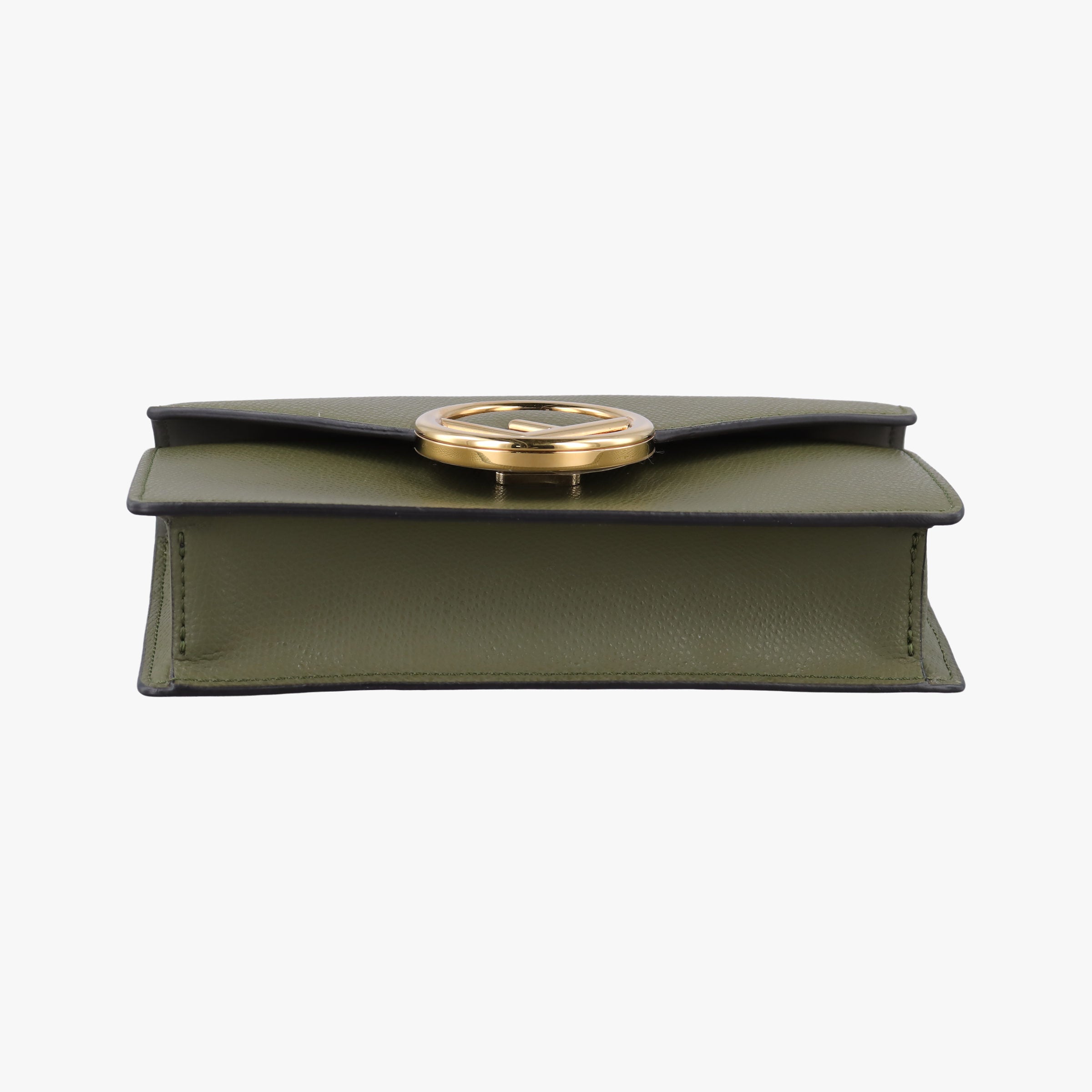 Vintage Fendi F is Green Leather 8BM005 shoulderbag | stylenewstar