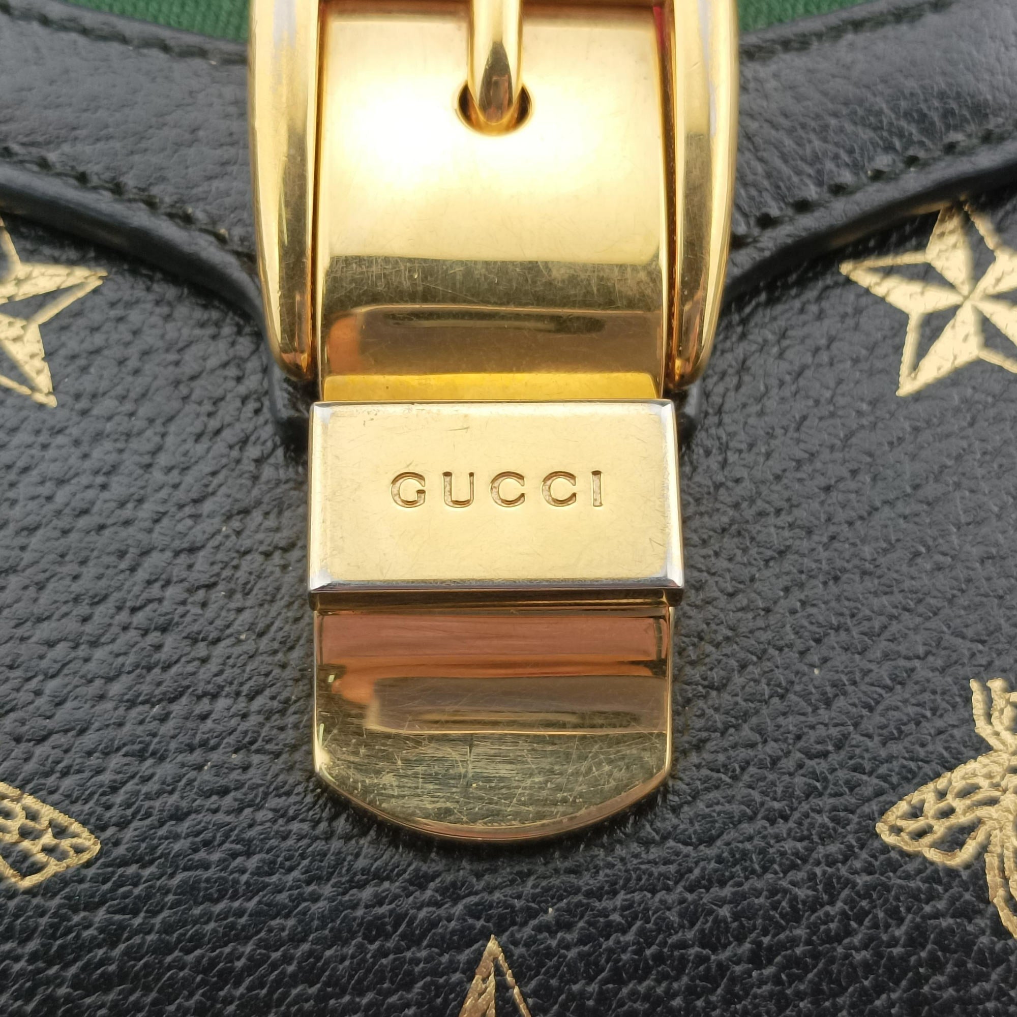 Secondhand Gucci Sylvie Black Leather 470270 shoulderbag | stylenewstar