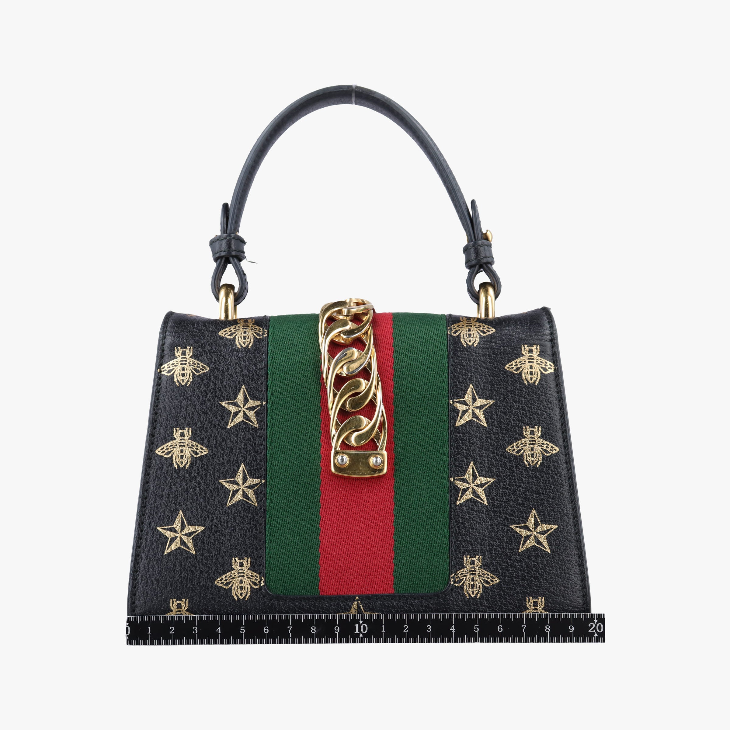 Secondhand Gucci Sylvie Black Leather 470270 shoulderbag | stylenewstar