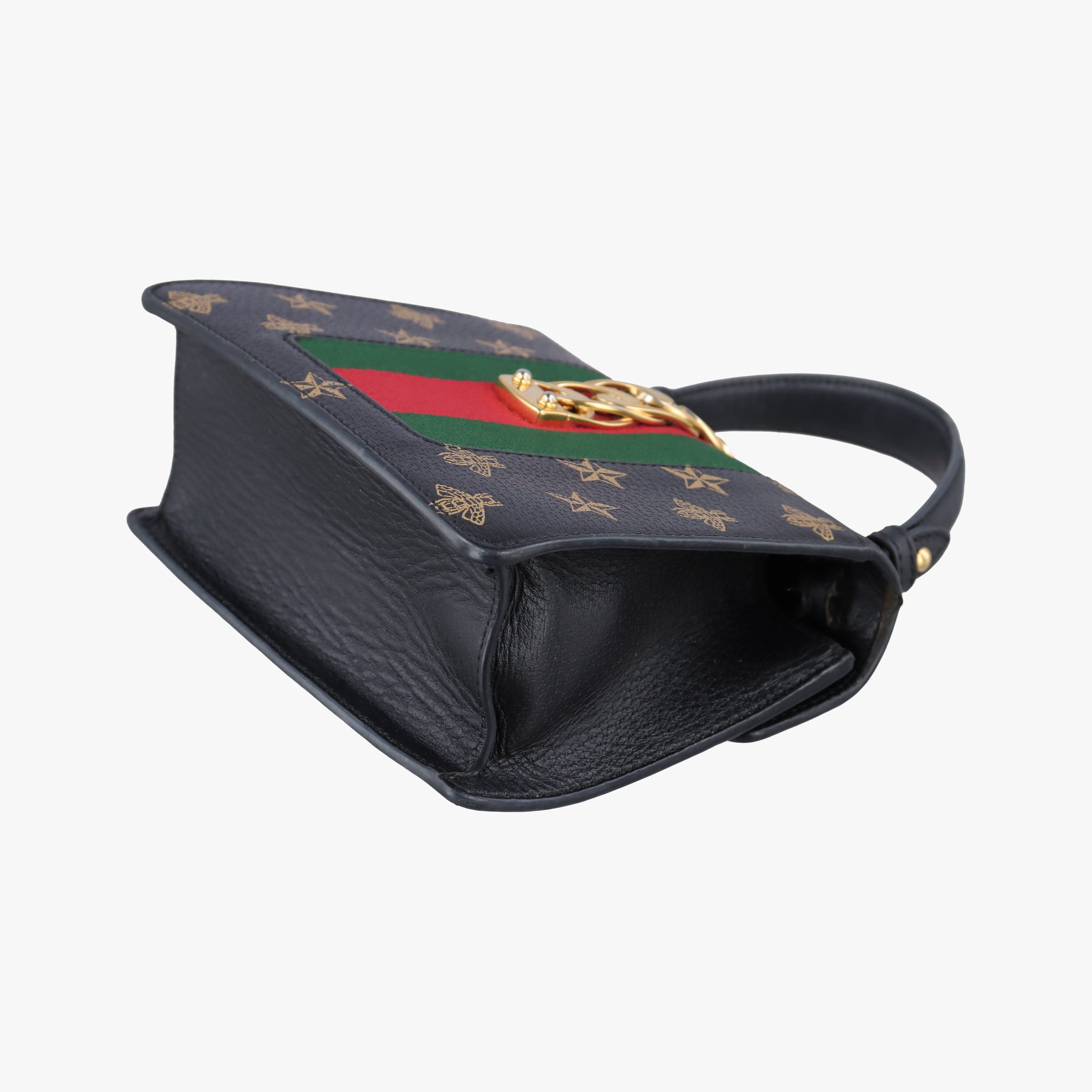 Secondhand Gucci Sylvie Black Leather 470270 shoulderbag | stylenewstar