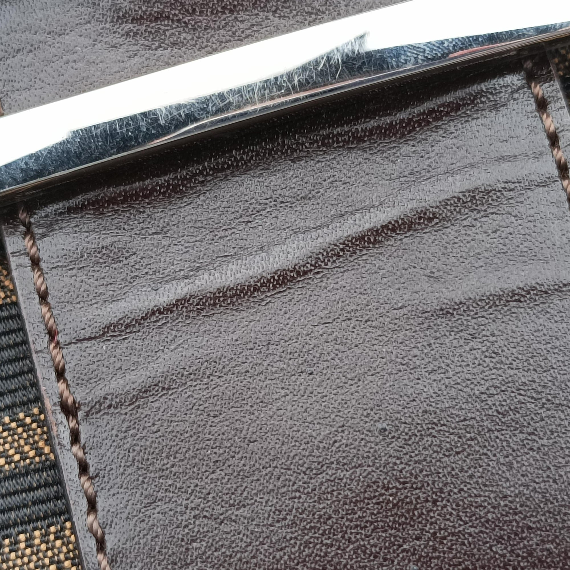 Pre-owned Fendi Baguette Brown canvas×leather  shoulderbag | stylenewstar