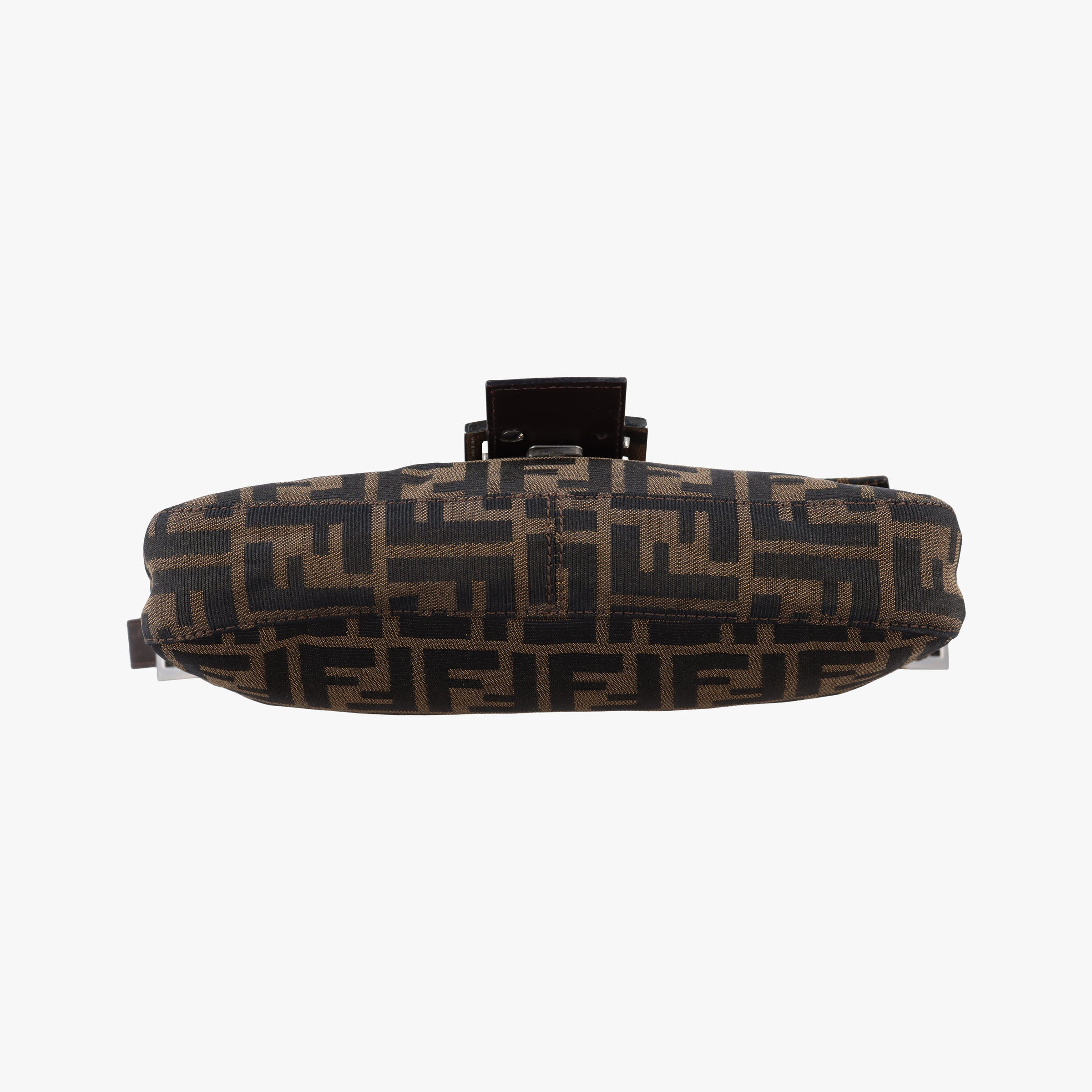 Pre-owned Fendi Baguette Brown canvas×leather  shoulderbag | stylenewstar