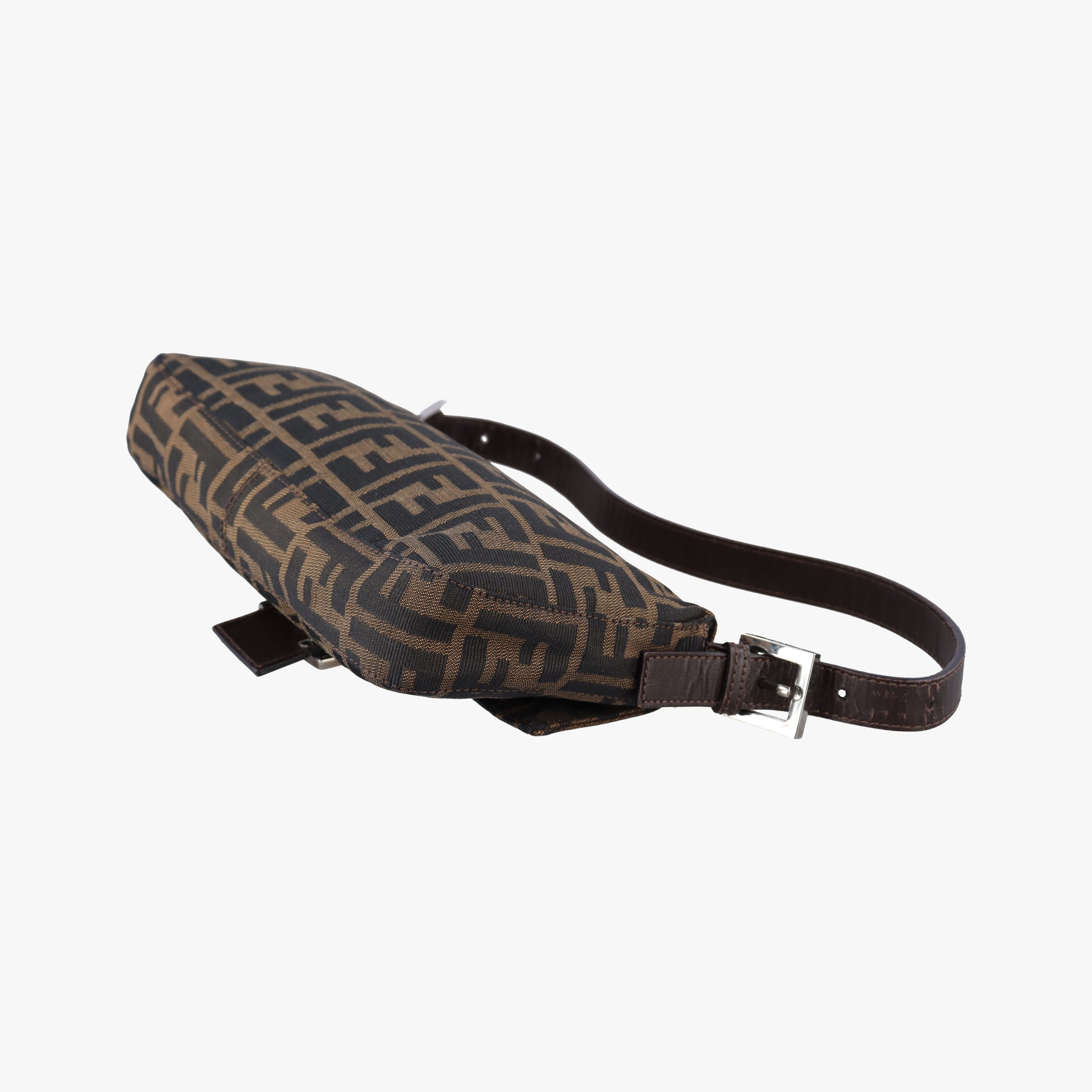 Pre-owned Fendi Baguette Brown canvas×leather  shoulderbag | stylenewstar