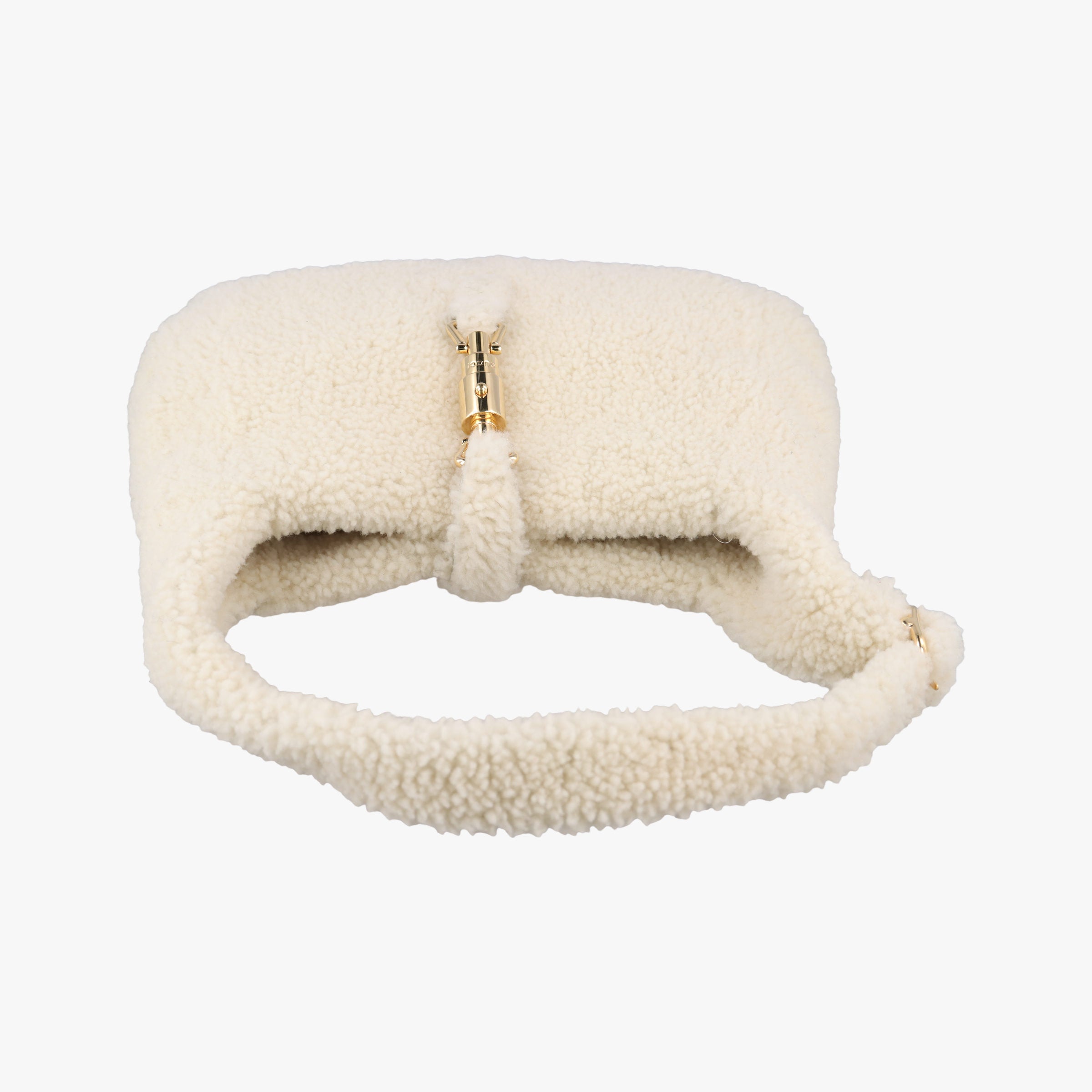Pre-owned Gucci JACKIE 1961 Beige Fur 636709 shoulderbag | stylenewstar