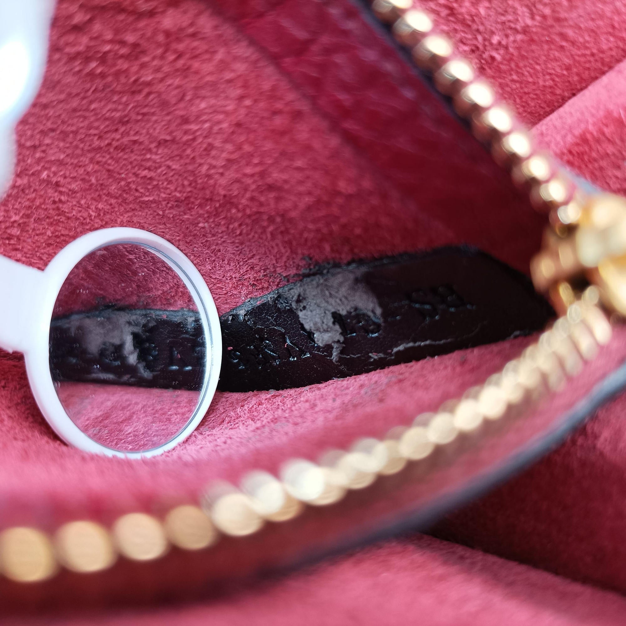 Vintage Valentino Griffin Fringe Red Leather  handbag | stylenewstar