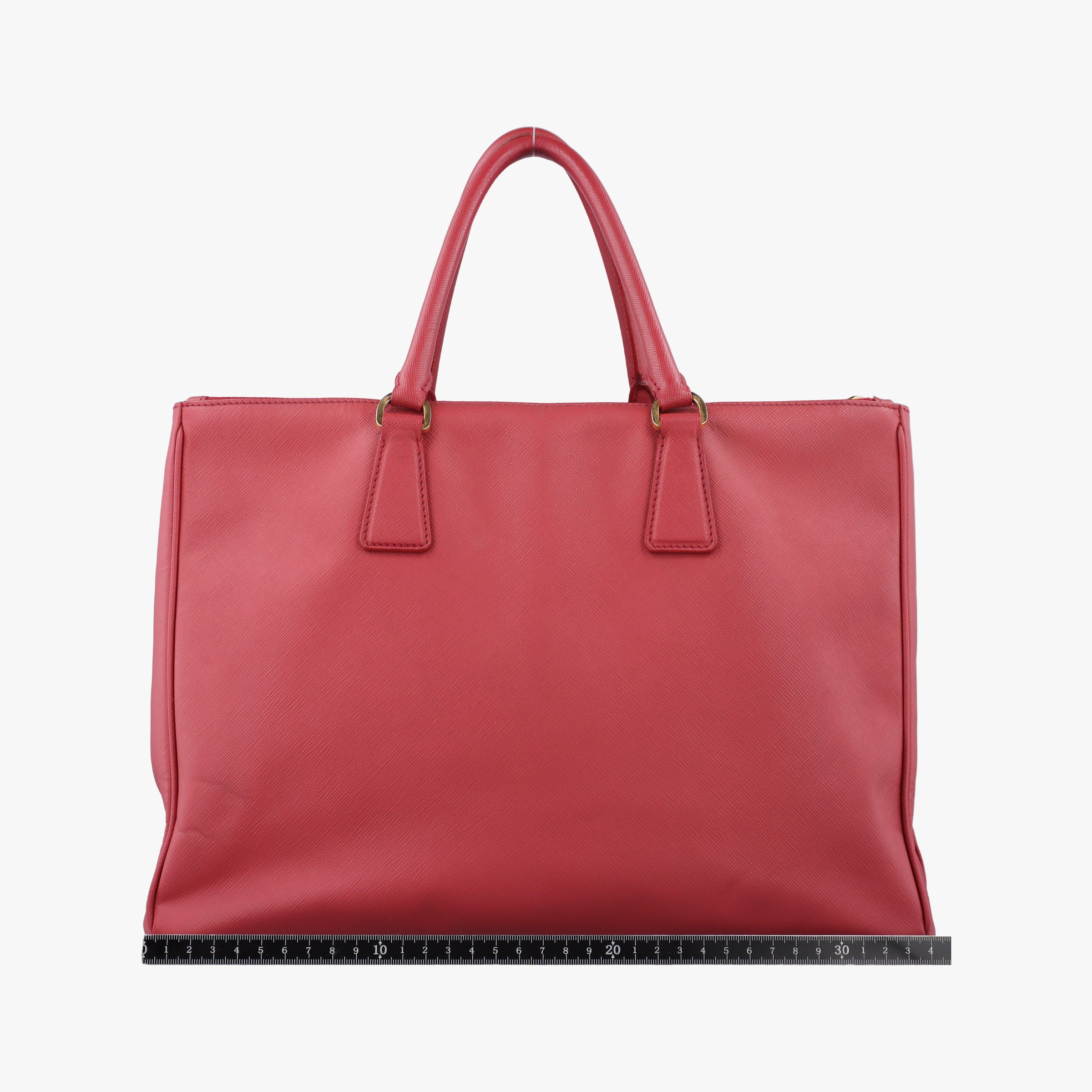 Pre-owned Prada Galleria Red SAFFIANO Leather BN1786 handbag | stylenewstar