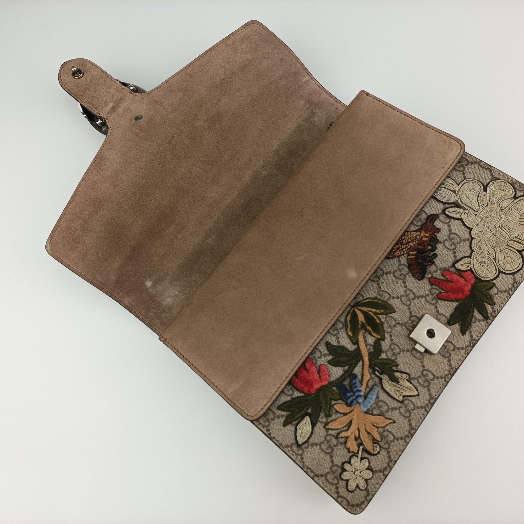 Pre-owned Gucci Dionysus Multicolour PVC coated canvas×suede 403348 shoulderbag | stylenewstar
