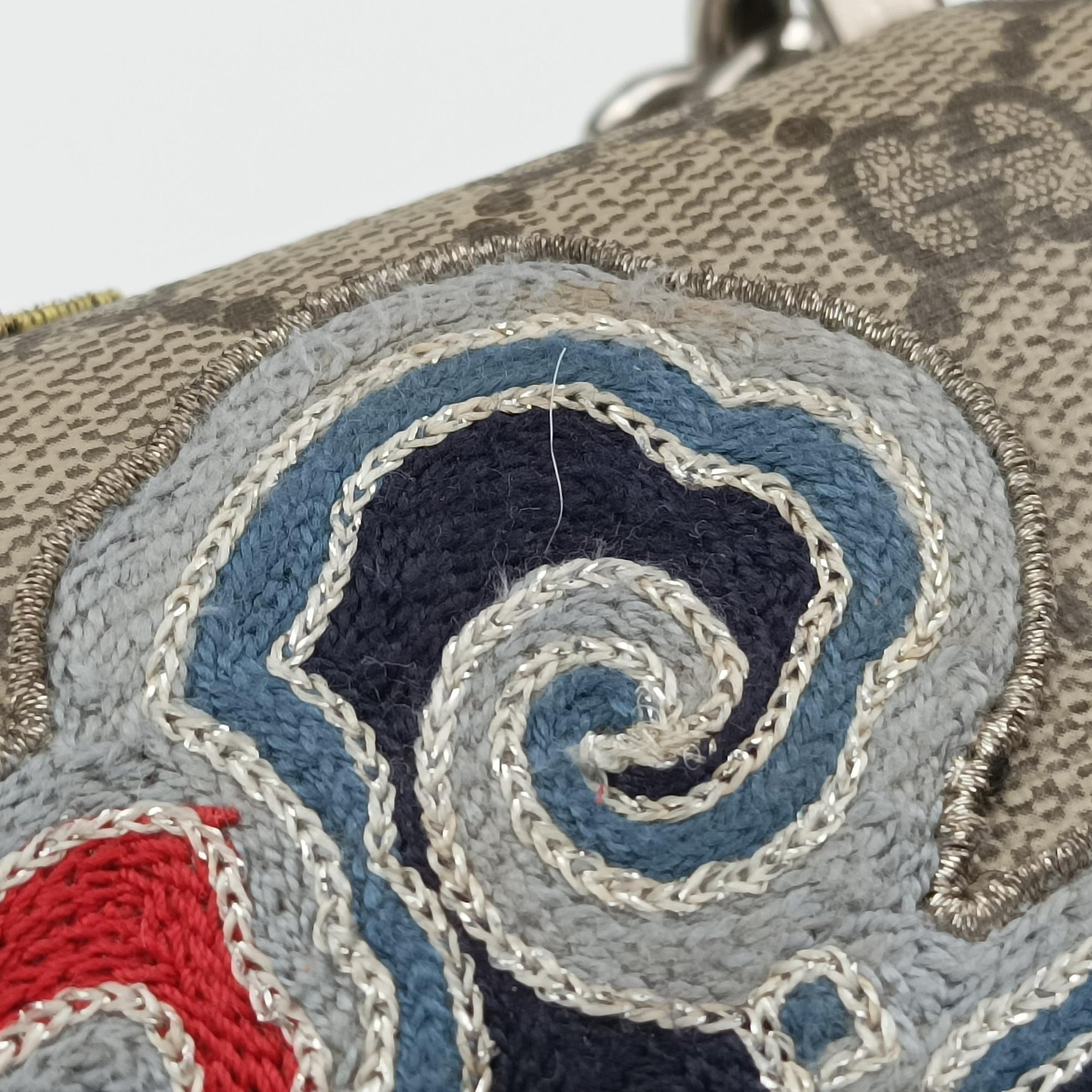 Pre-owned Gucci Dionysus Multicolour PVC coated canvas×suede 403348 shoulderbag | stylenewstar