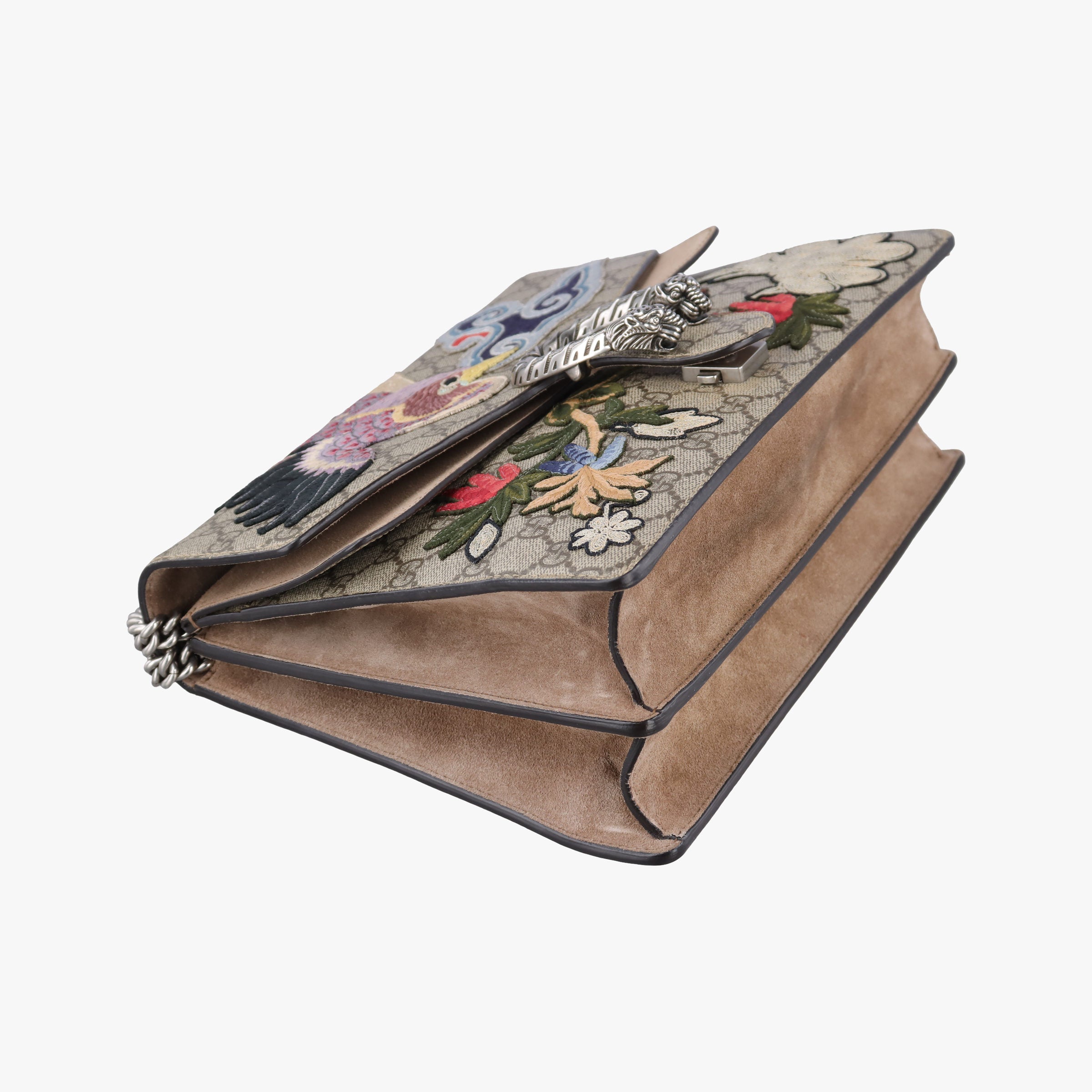 Pre-owned Gucci Dionysus Multicolour PVC coated canvas×suede 403348 shoulderbag | stylenewstar