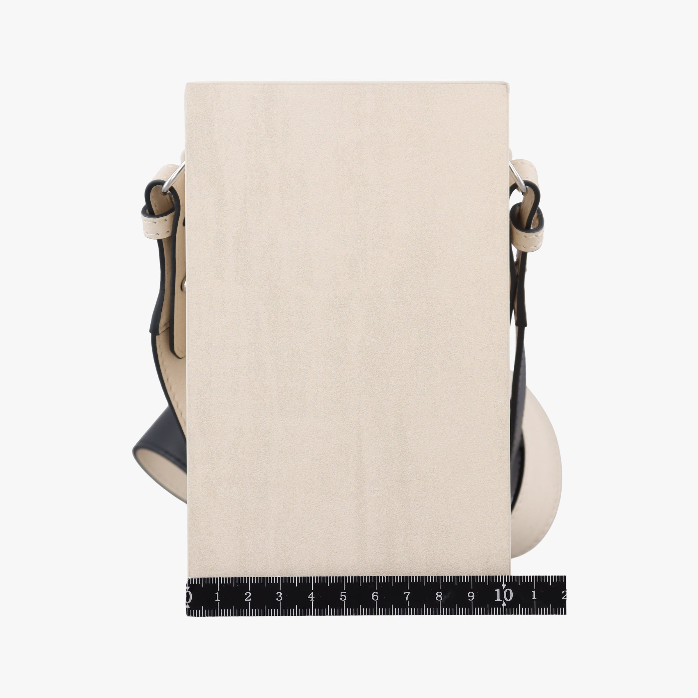 Pre-owned Fendi Vertical Box White Leather 7VA519 shoulderbag | stylenewstar