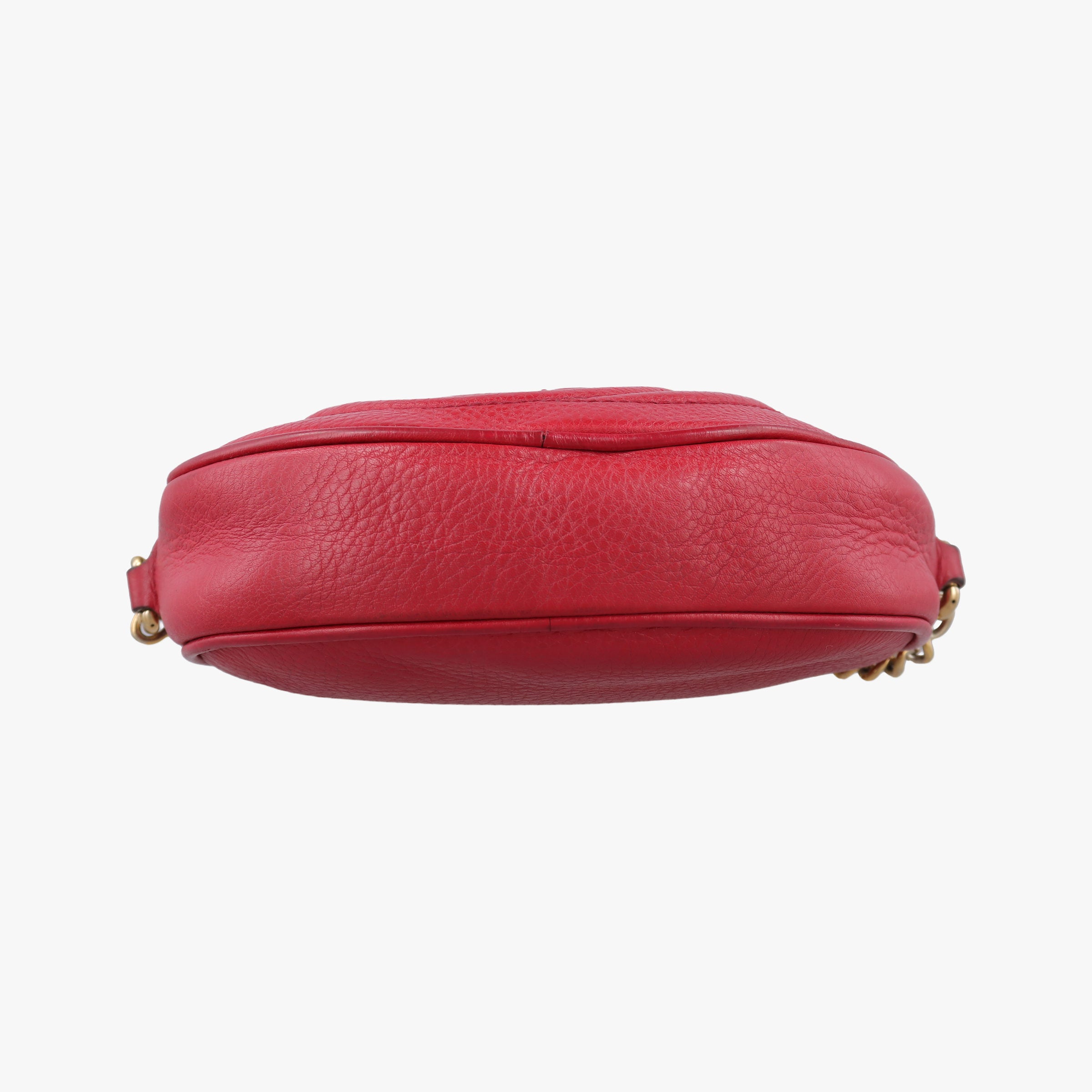 Pre-owned Gucci Soho Red Leather 353965 shoulderbag | stylenewstar