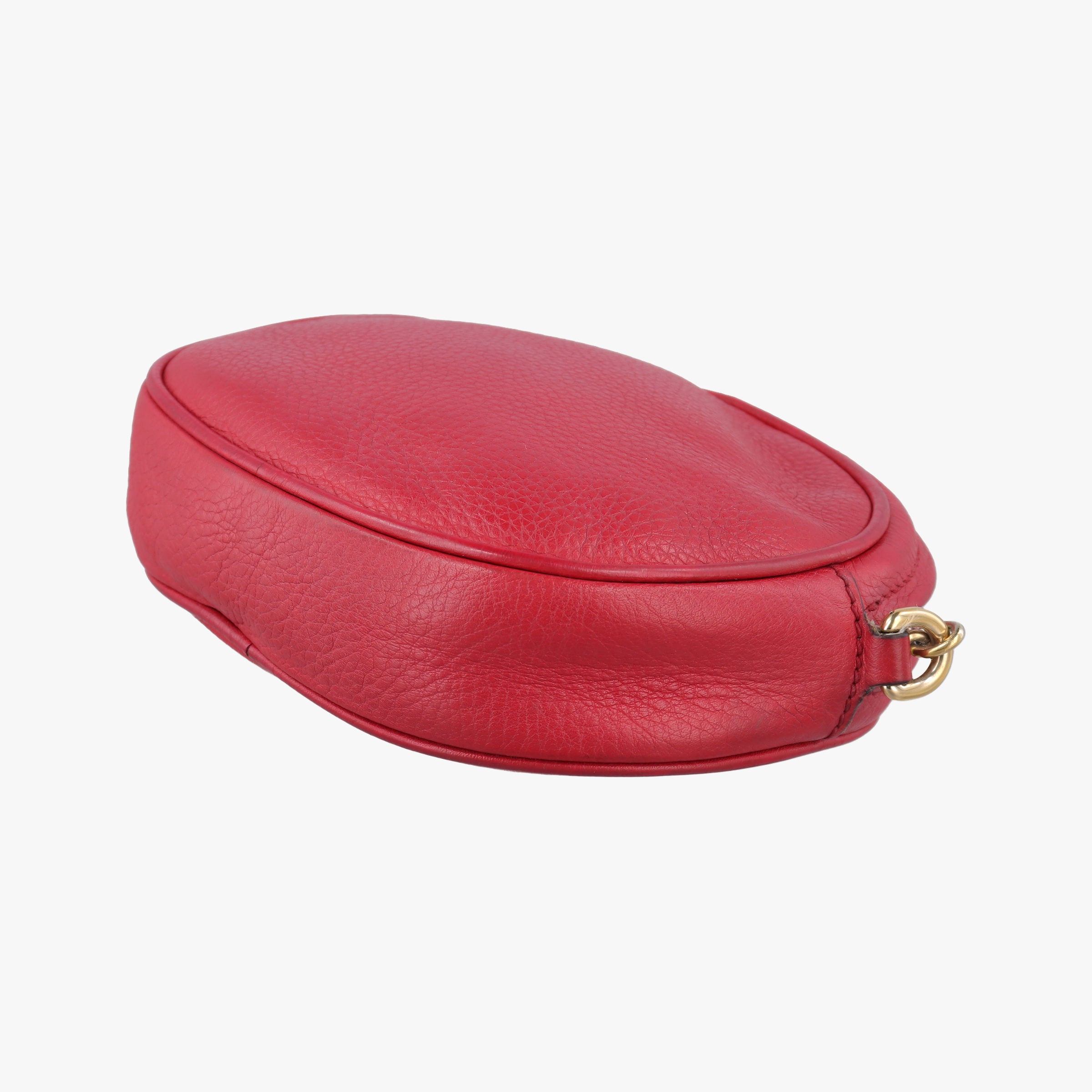 Pre-owned Gucci Soho Red Leather 353965 shoulderbag | stylenewstar