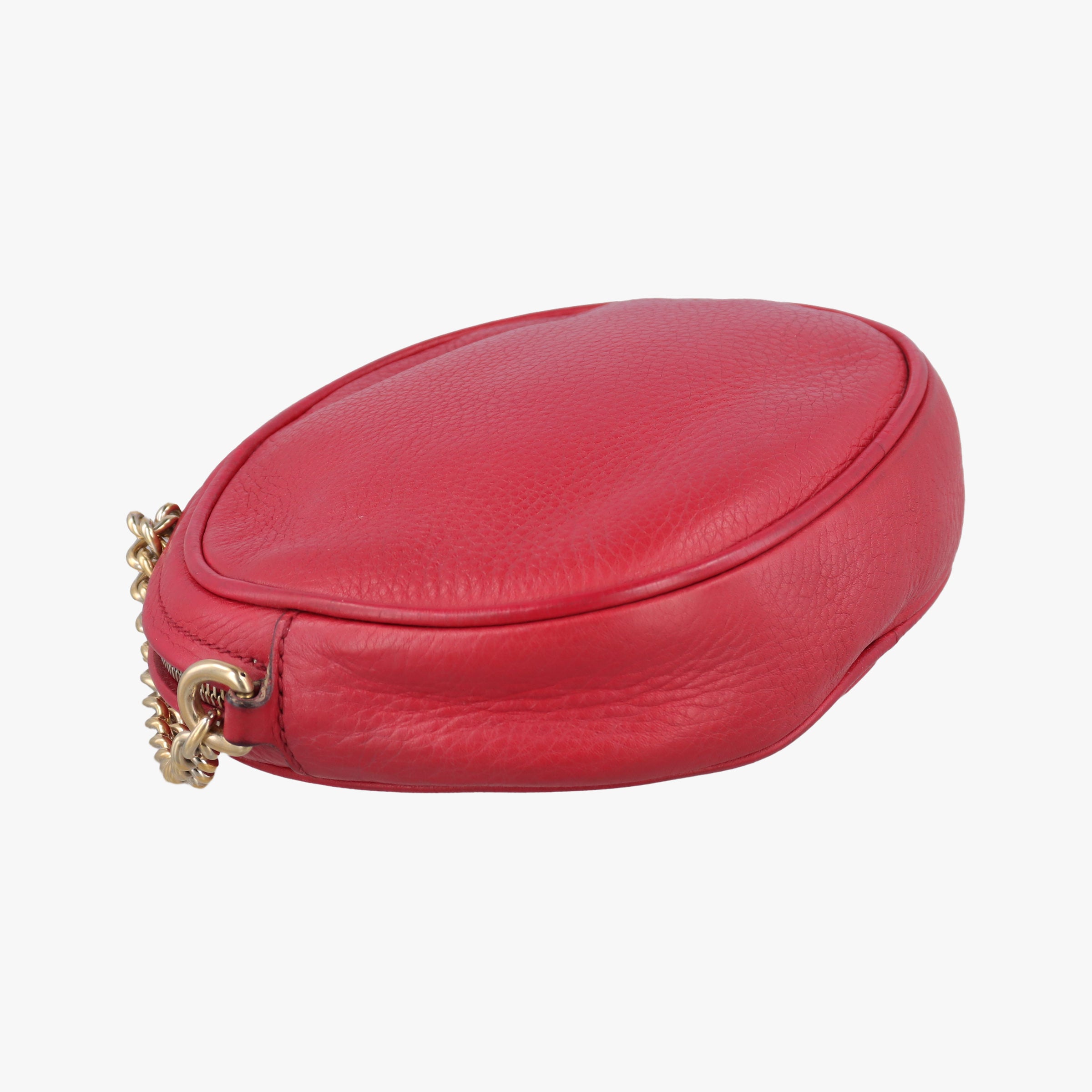 Pre-owned Gucci Soho Red Leather 353965 shoulderbag | stylenewstar