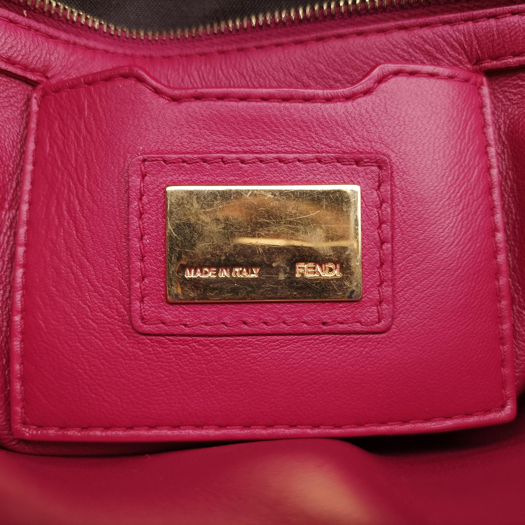 Vintage Fendi Be Baguette Rose Leather 8BR677 shoulderbag | stylenewstar